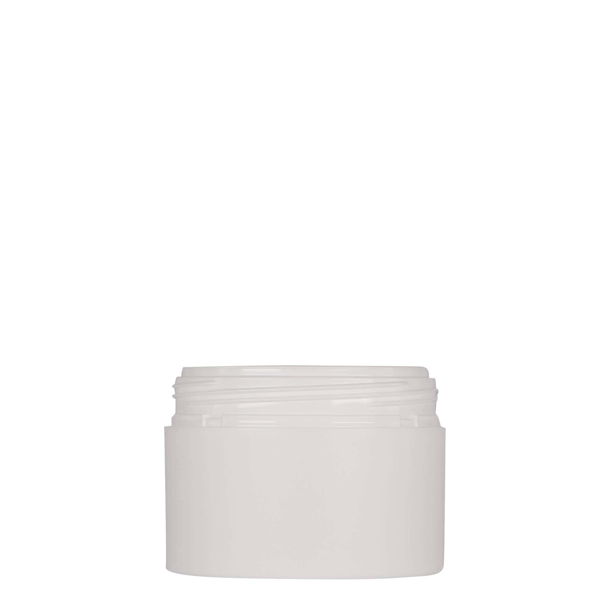100 ml kunststofbus 'Antonella', PP, wit, opening: schroefdop