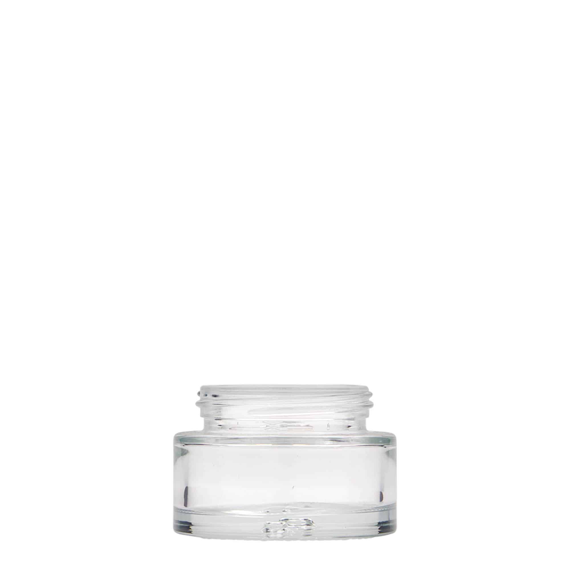 30 ml potje 'Clear Edition', glas, opening: schroefdop