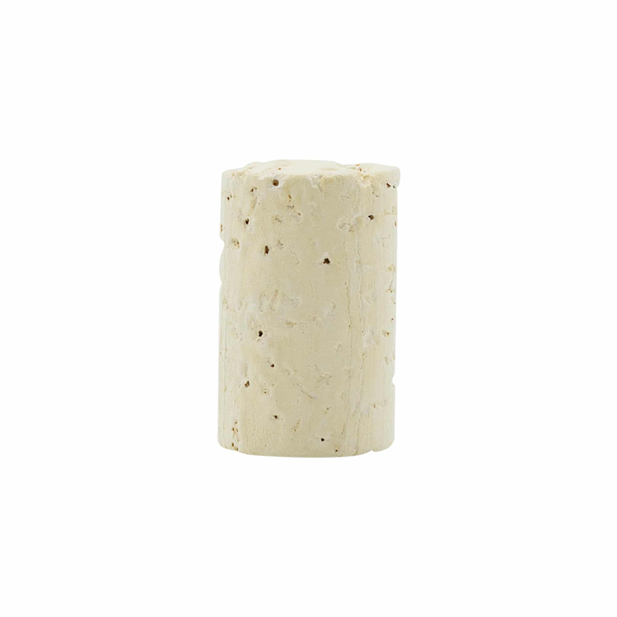 Wijnkurk 24 mm, natuurlijk kurk, beige, voor monding: kurk