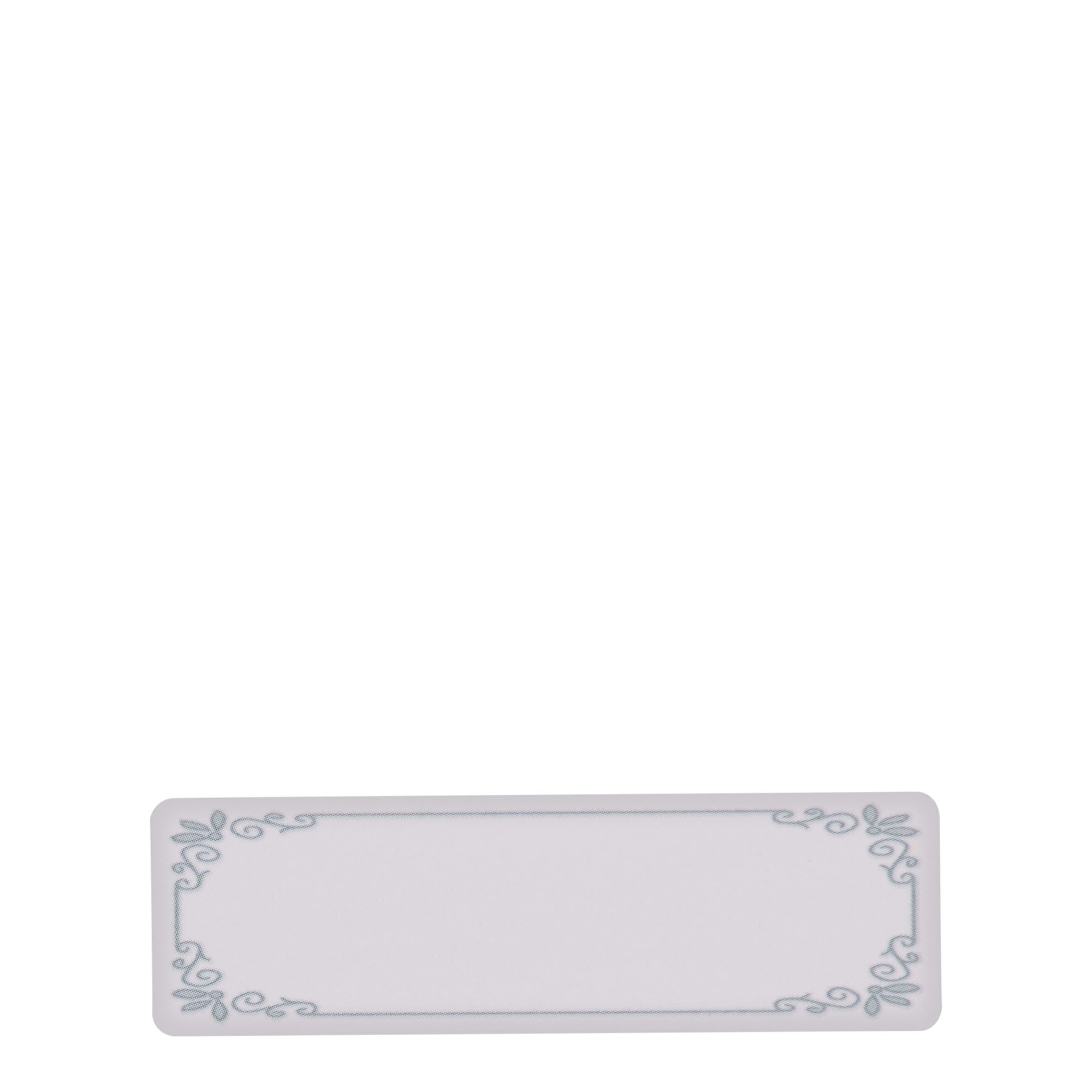 Zweckform etiketten 'Blauwe rand', rechthoekig, papier, wit-blauw