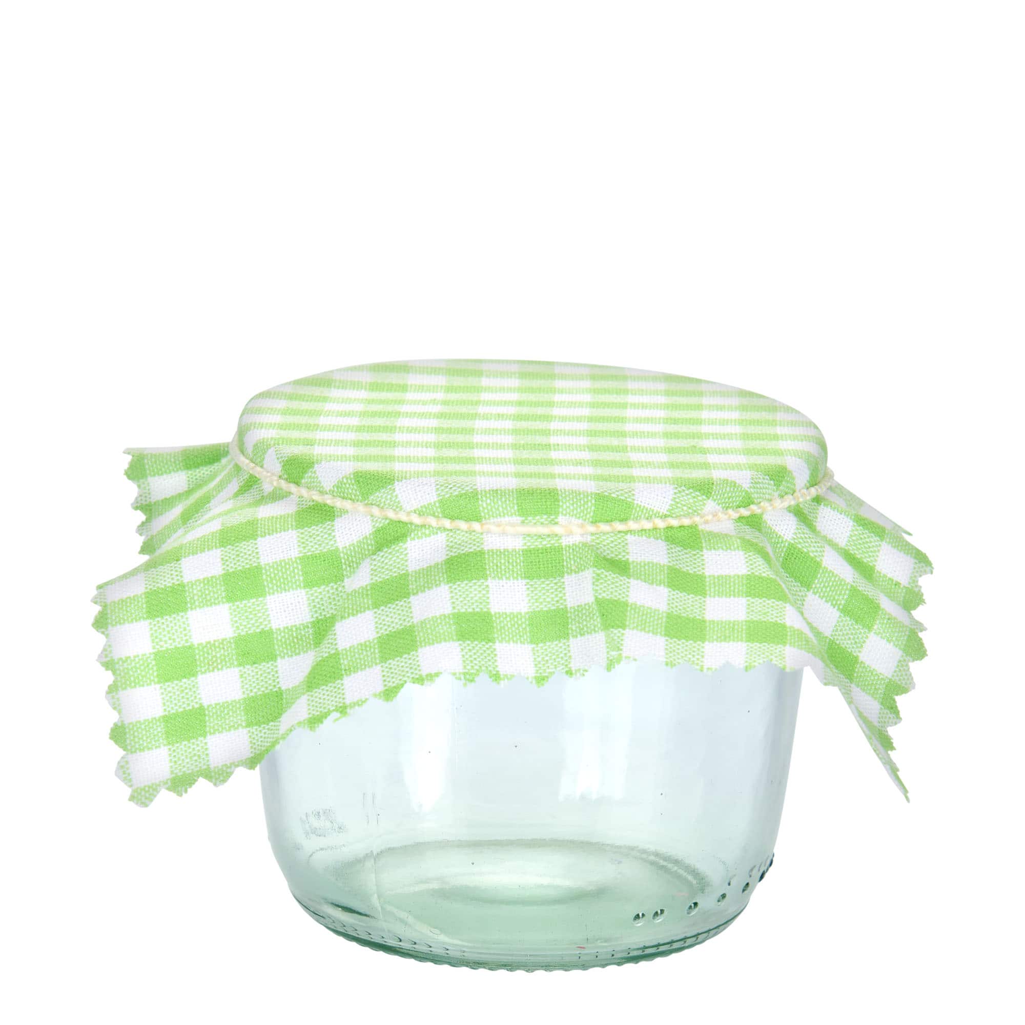 Stofdoekje geruit 12x12, vierkant, textiel, lindegroen, opening: TO38-TO53 Stofdoekje geruit 12x12, vierkant, textiel, lindegroen, opening: TO38-TO53