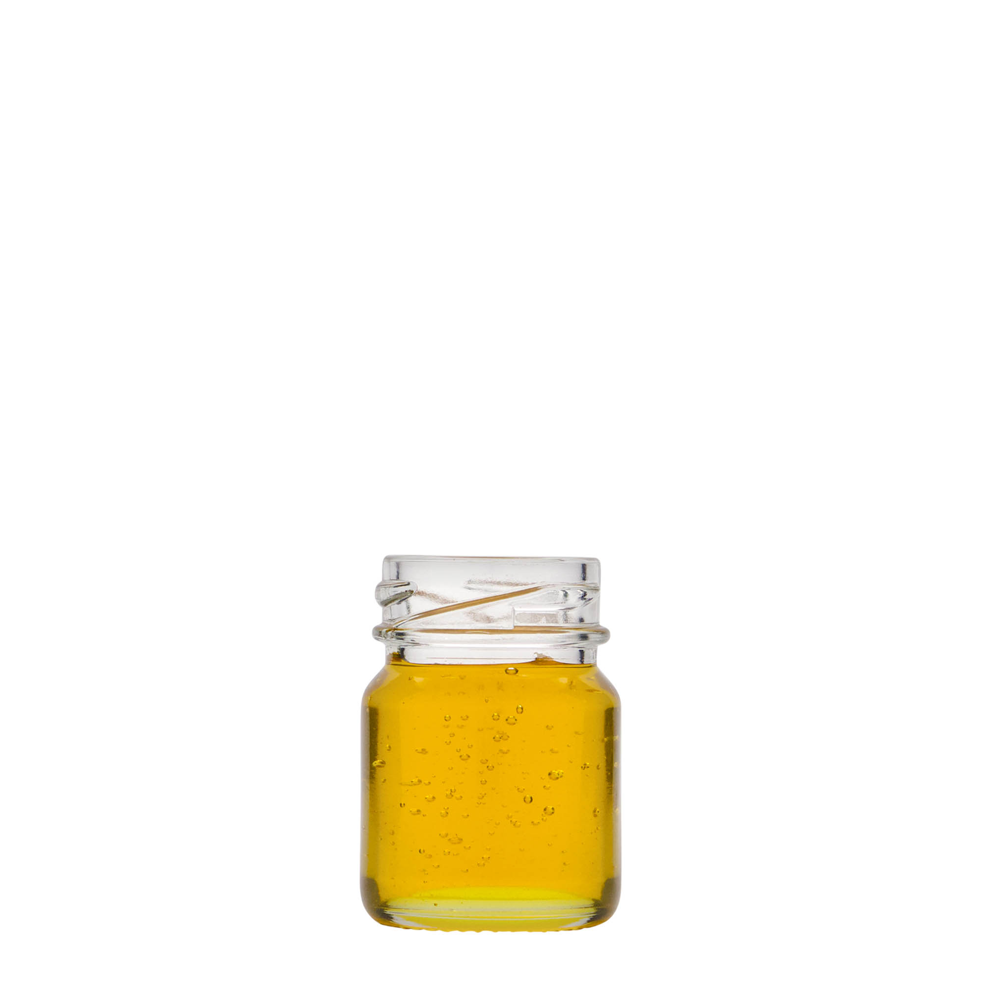 45 ml hoog rond glas, monding: Twist-Off (TO 38) 45 ml hoog rond glas, monding: Twist-Off (TO 38)
