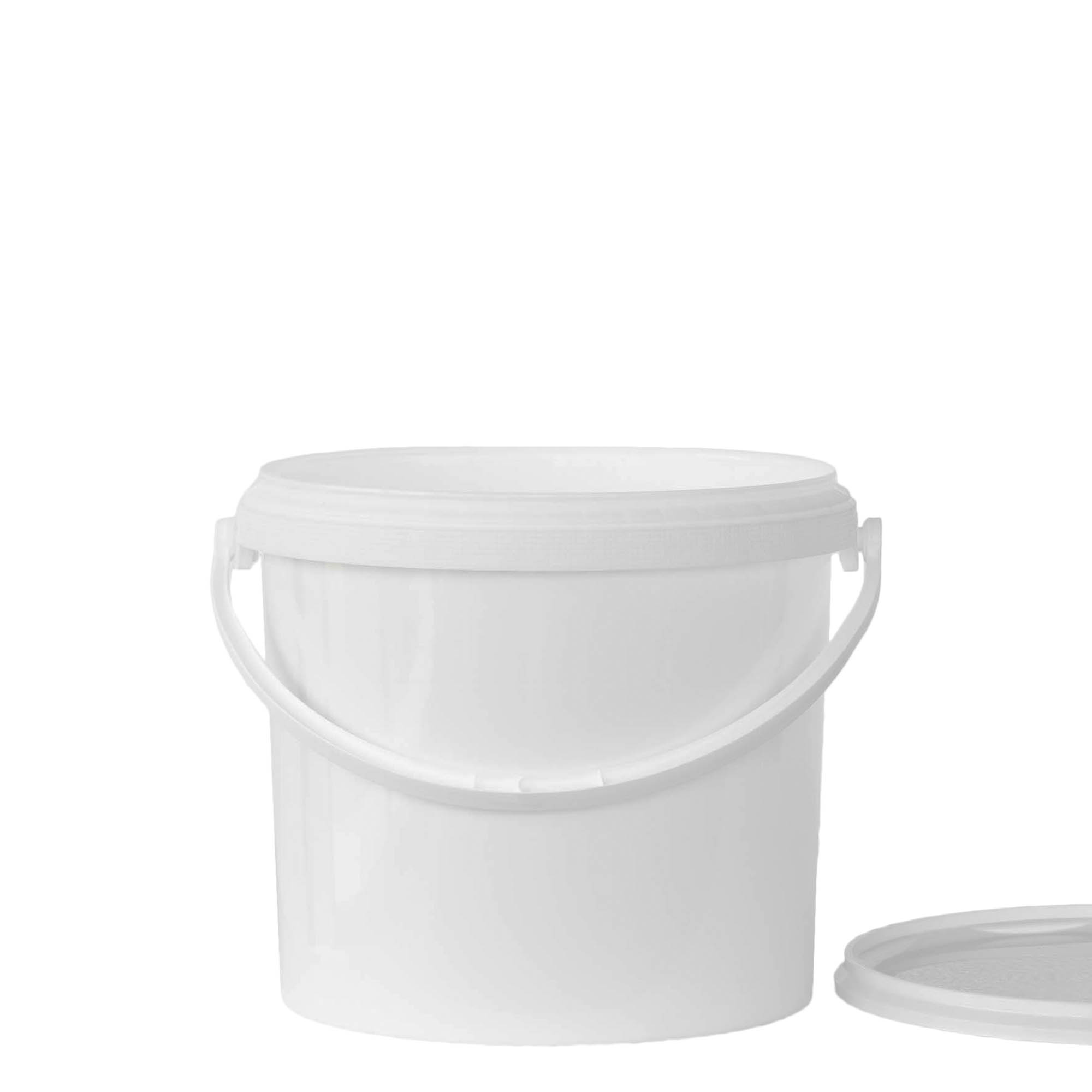 5 l emmer, PP-kunststof, wit 5 l emmer, PP-kunststof, wit