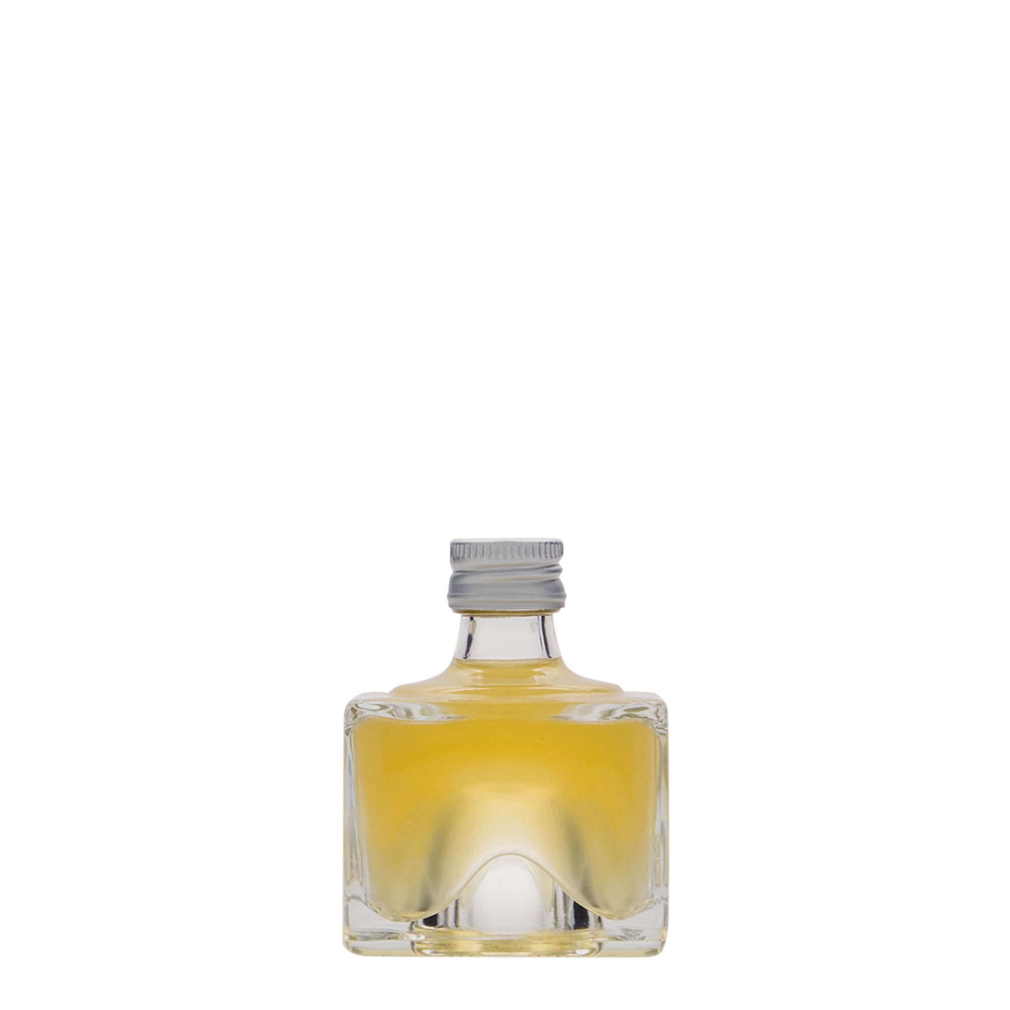 40 ml glazen fles 'Cocolores', vierkant, hals: PP 18 40 ml glazen fles 'Cocolores', vierkant, hals: PP 18