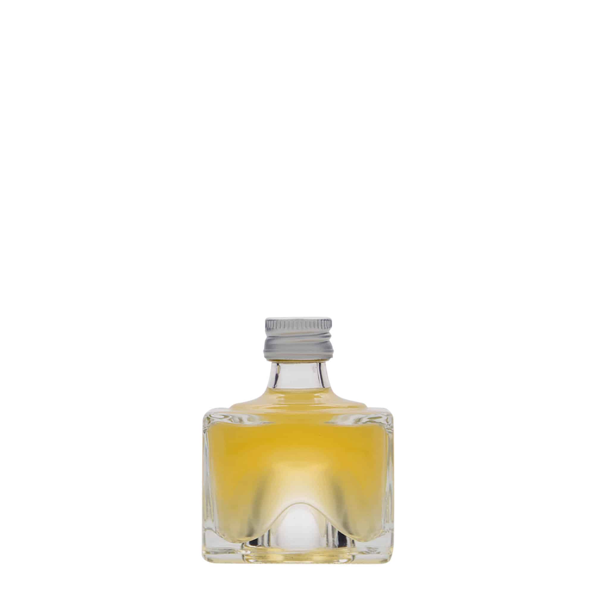 40 ml glazen fles 'Cocolores', vierkant, hals: PP 18
