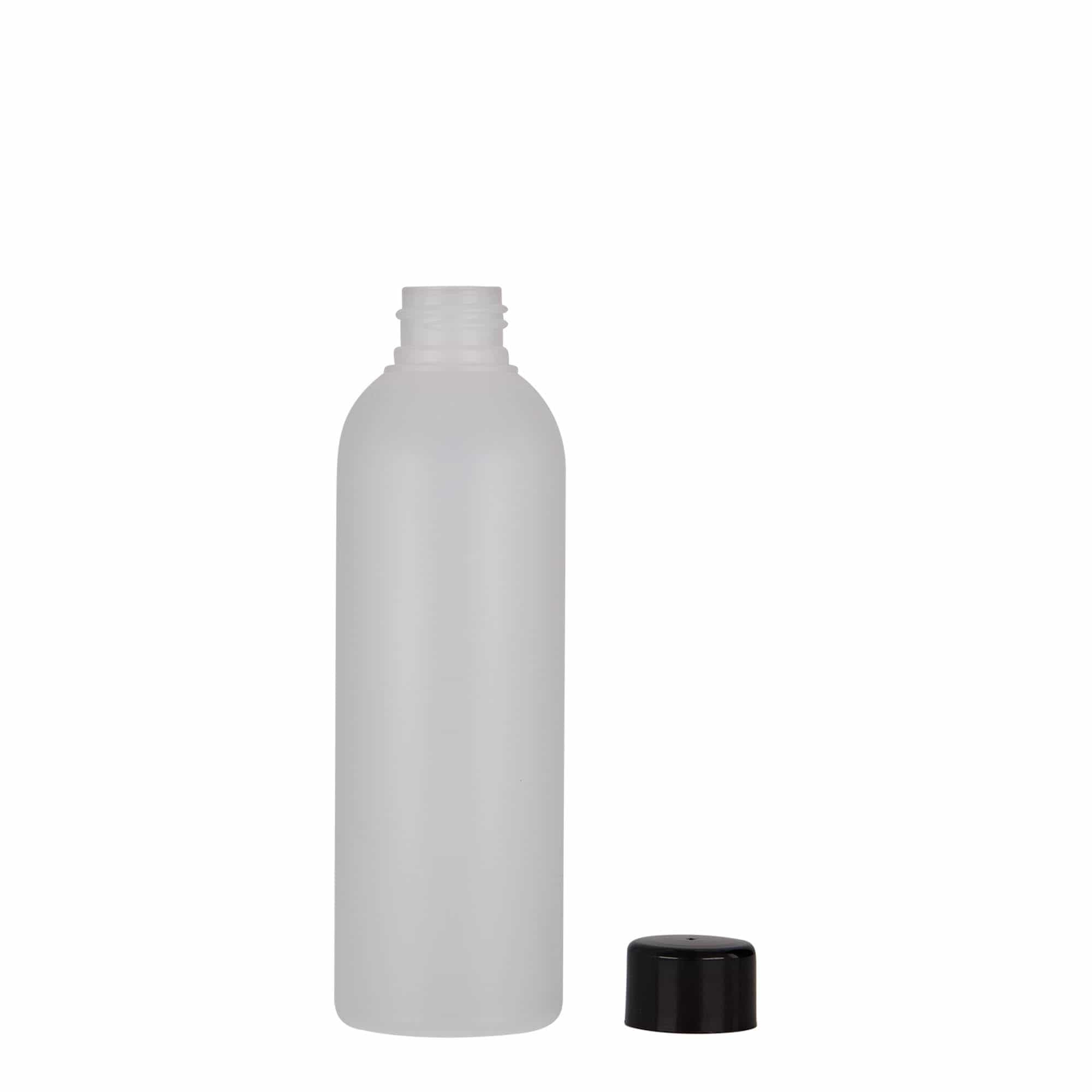 200 ml kunststoffles 'Tuffy', HDPE, natuur, opening: 24/410