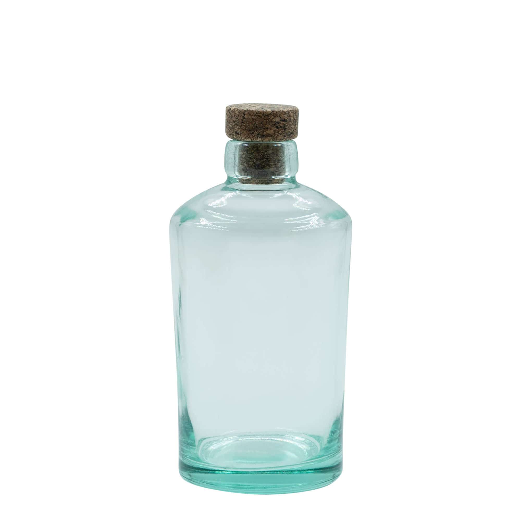 500 ml glazen fles 'Barrel', hals: kurk