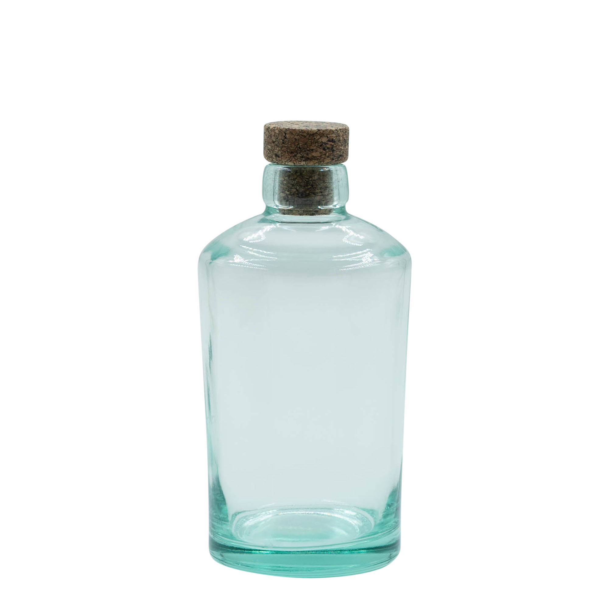 500 ml glazen fles 'Barrel', hals: kurk 500 ml glazen fles 'Barrel', hals: kurk