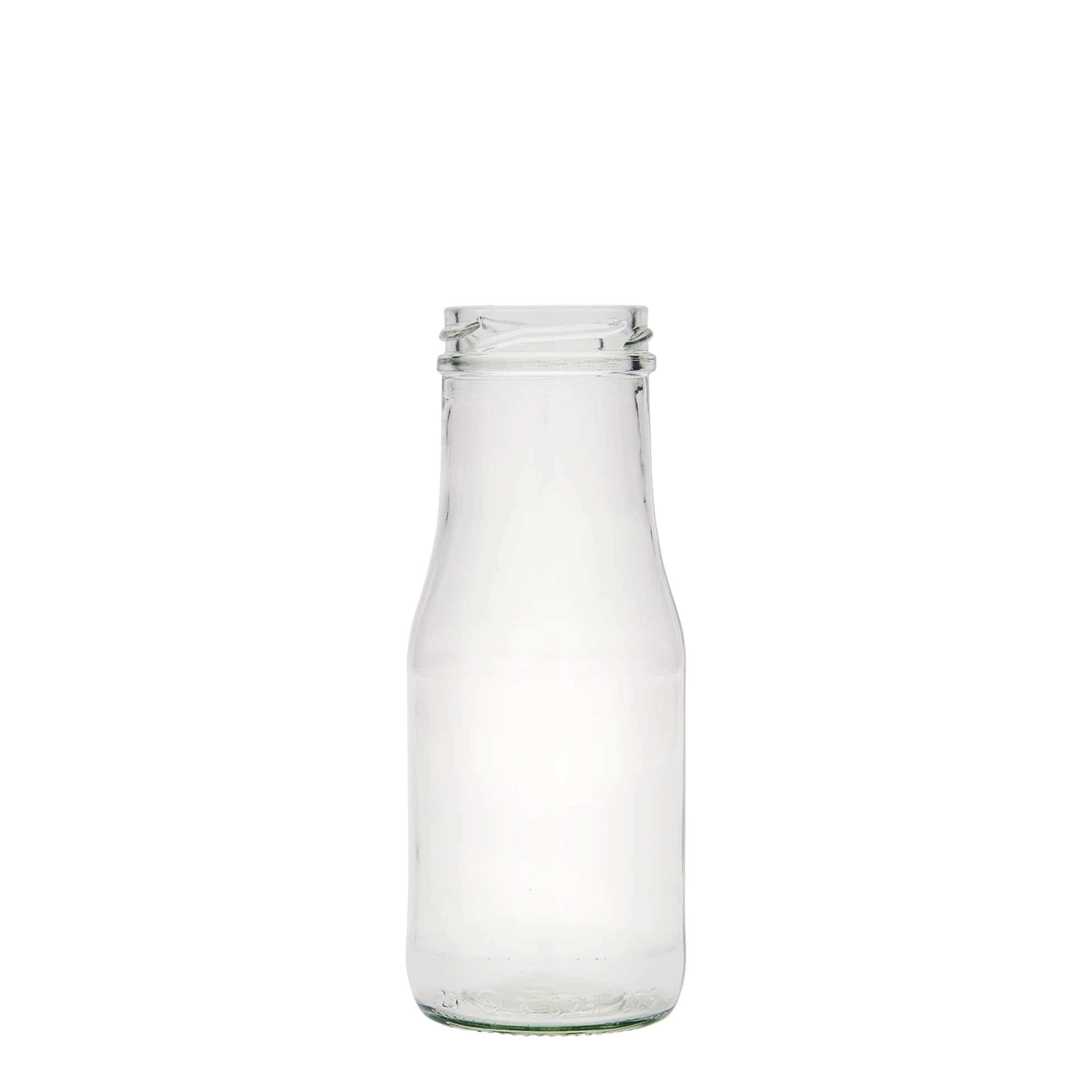 Glazen fles Susann, 250 ml, monding: twist-off (TO 48) Glazen fles Susann, 250 ml, monding: twist-off (TO 48)