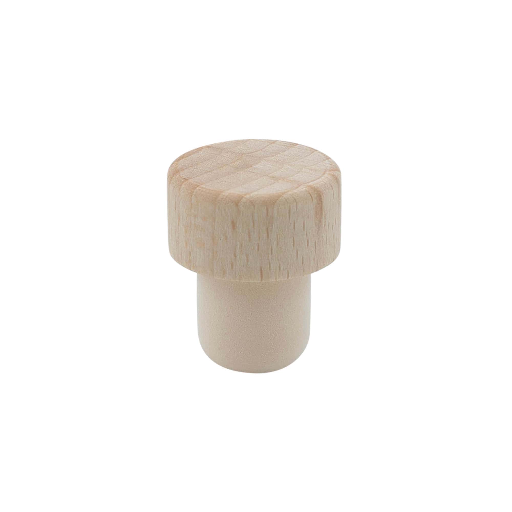 Handvatkurken 19 mm, hout/kunststof, voor monding: kurk