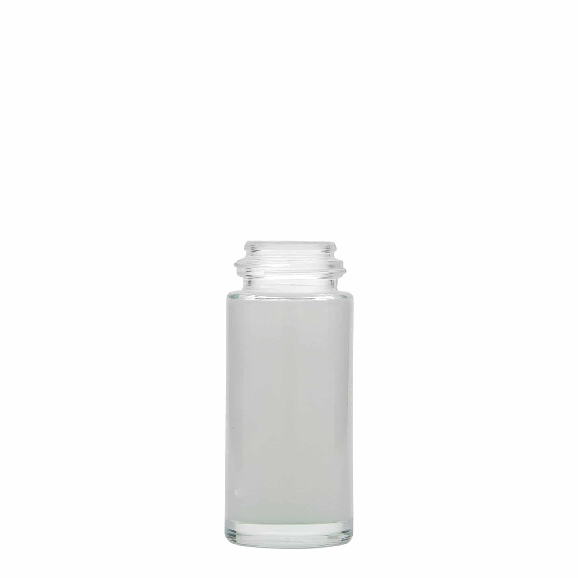 50 ml roll-on fles, glas, opening: schroefdop