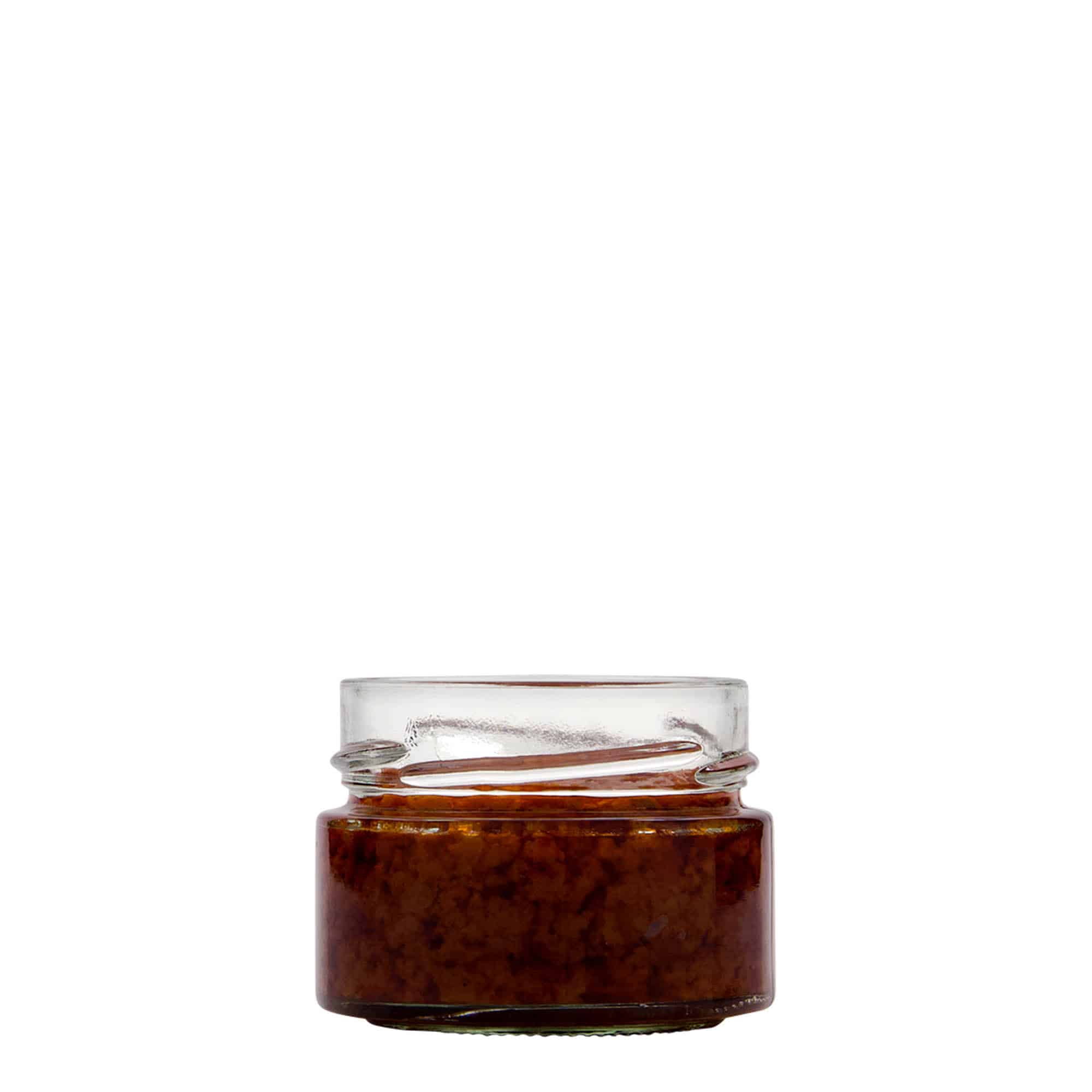 130 ml ronde glas 'Aurora', opening: Deep-Twist-Off (DTO 66)