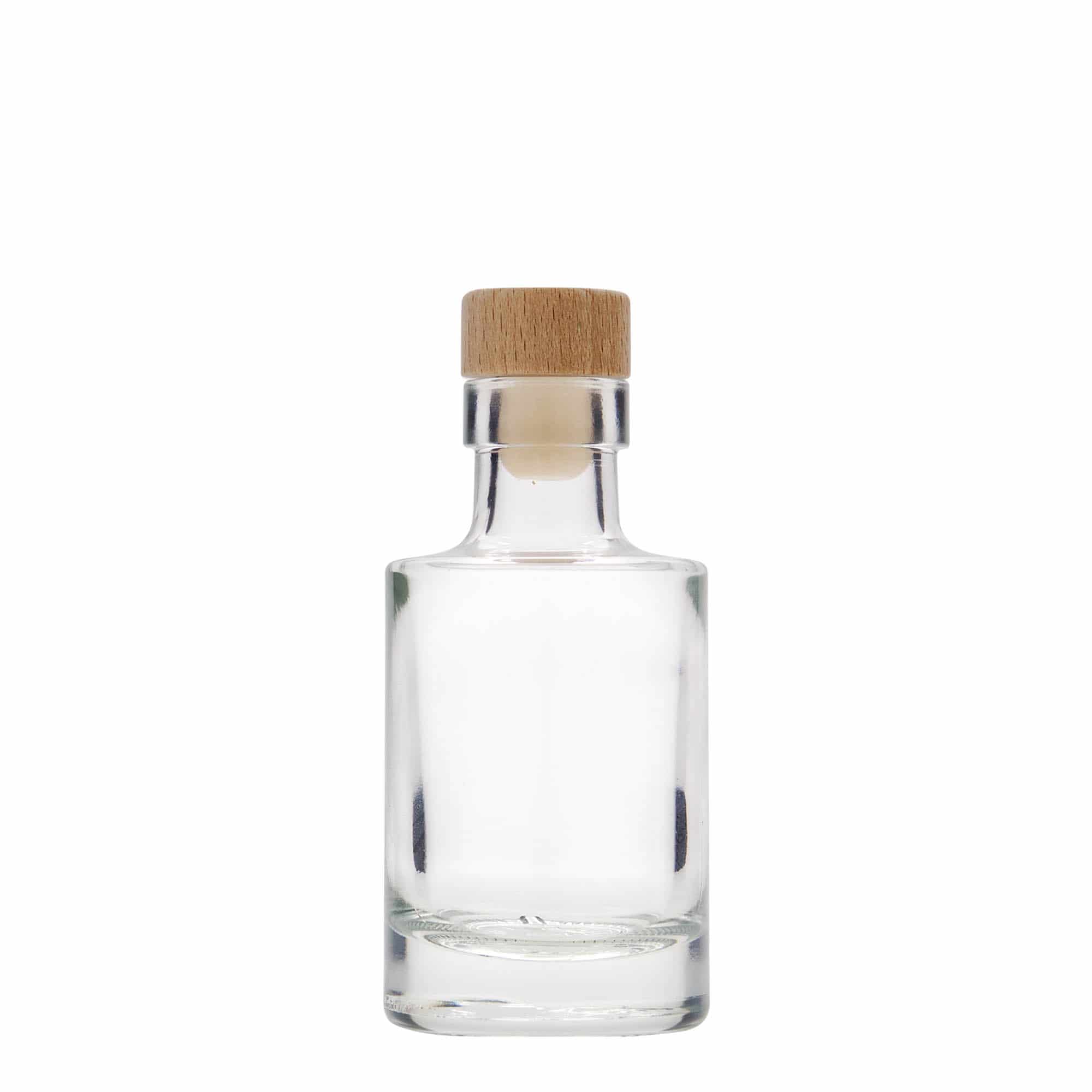 Glazen fles 'Aventura', 100 ml, monding: kurk