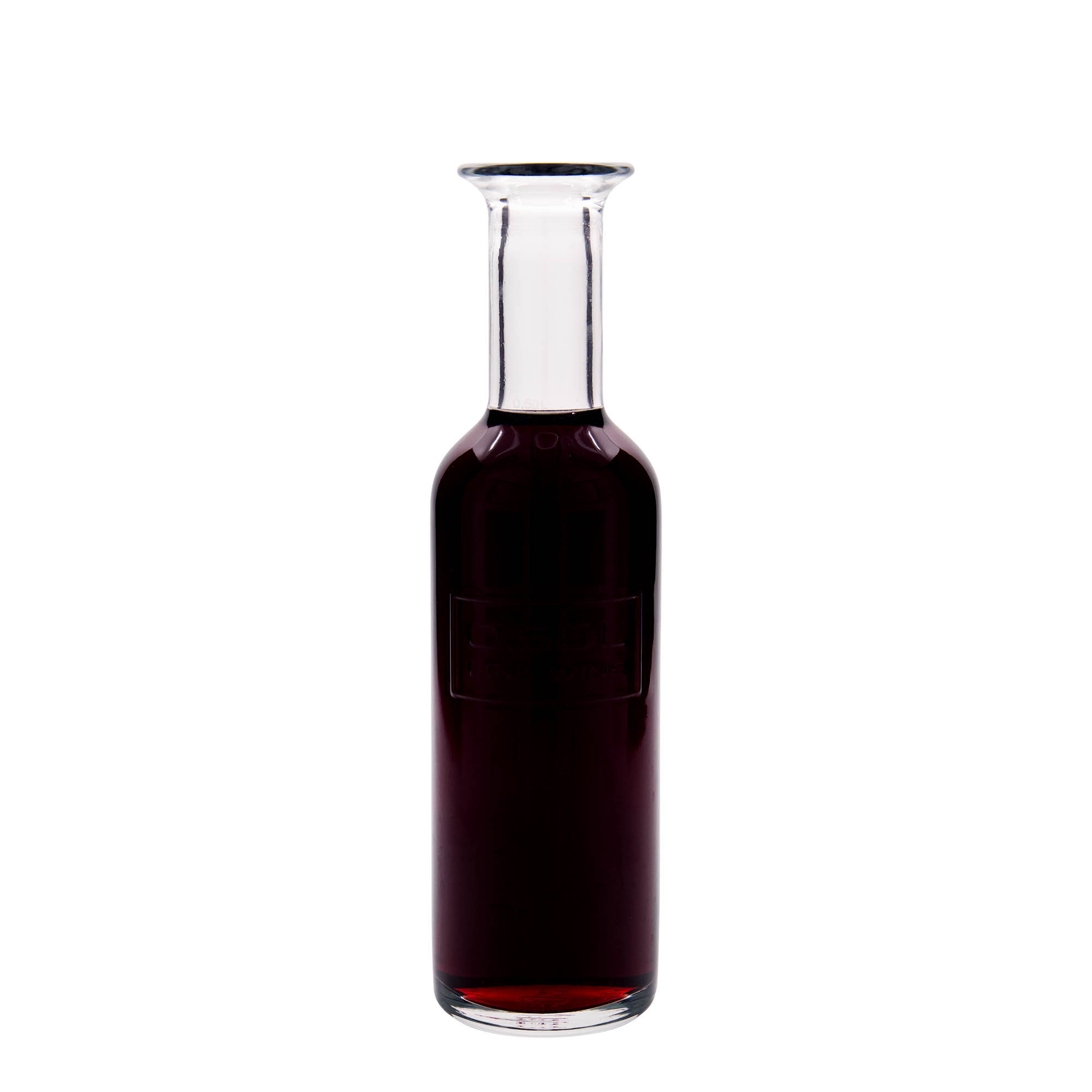 500 ml glazen fles 'Optima Fine Wine', hals: kurk 500 ml glazen fles 'Optima Fine Wine', hals: kurk