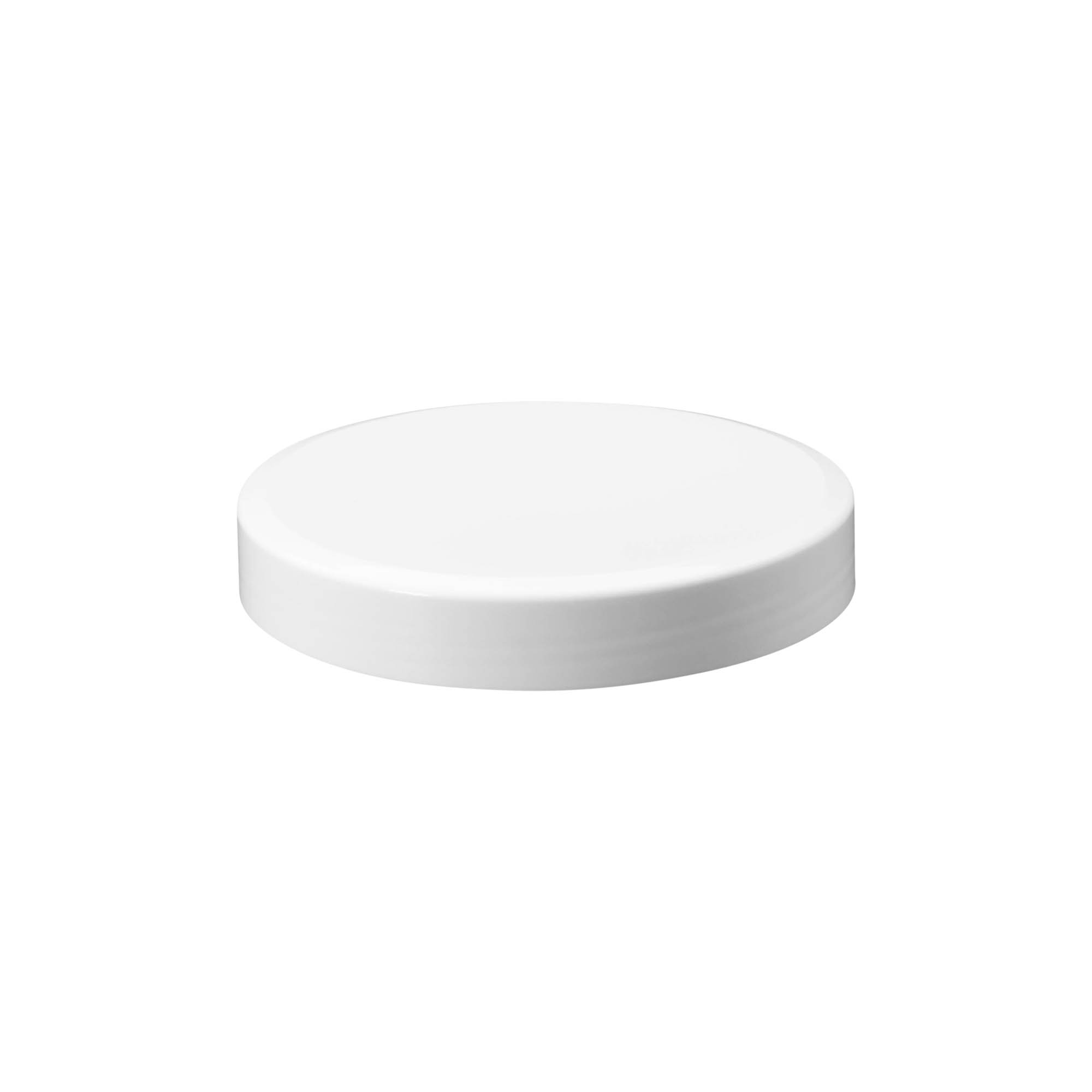 Schroefdop 'White Line' 250ml, PP-kunststof, wit Schroefdop 'White Line' 250ml, PP-kunststof, wit