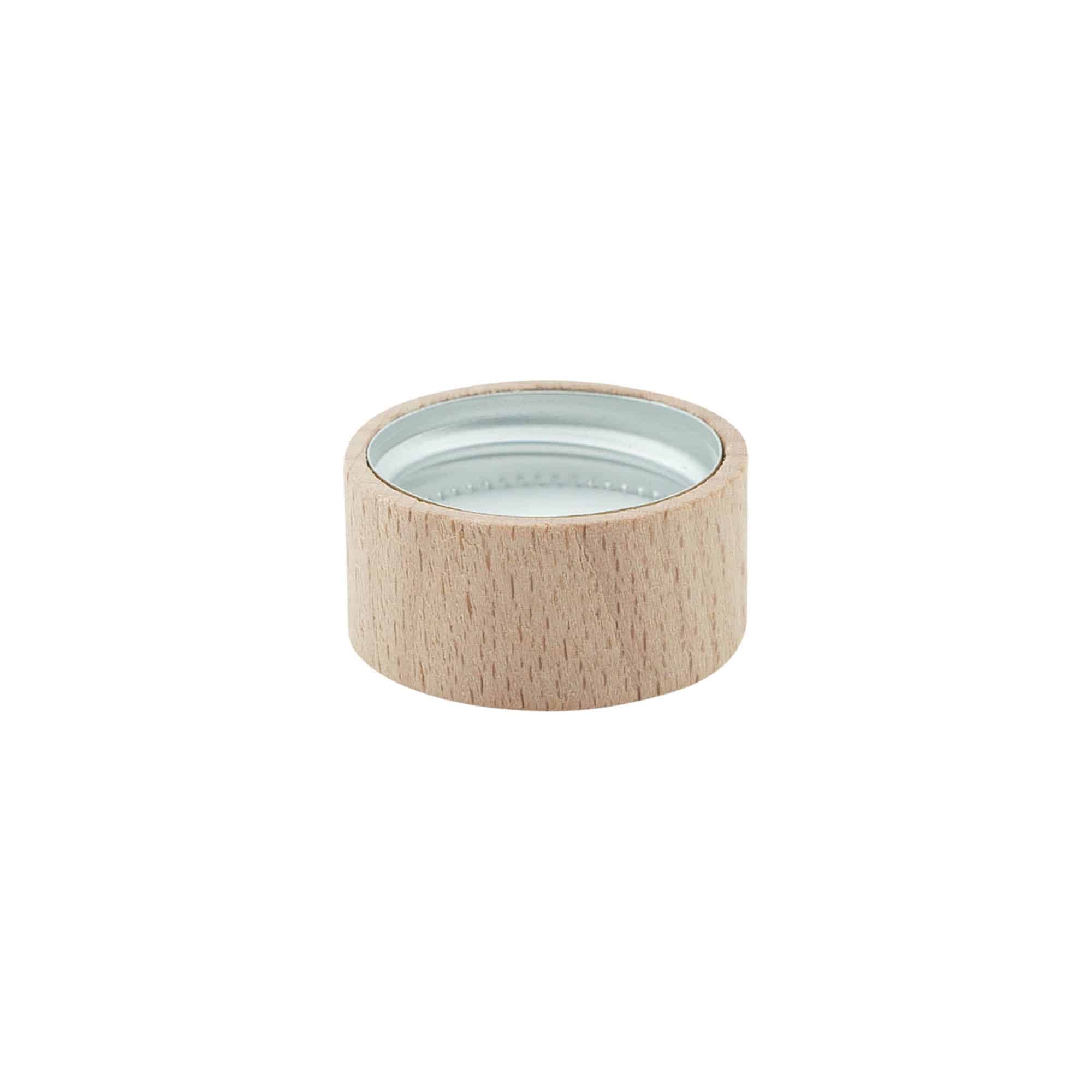 Schroefdop, hout, beige, voor opening: GPI 28/400