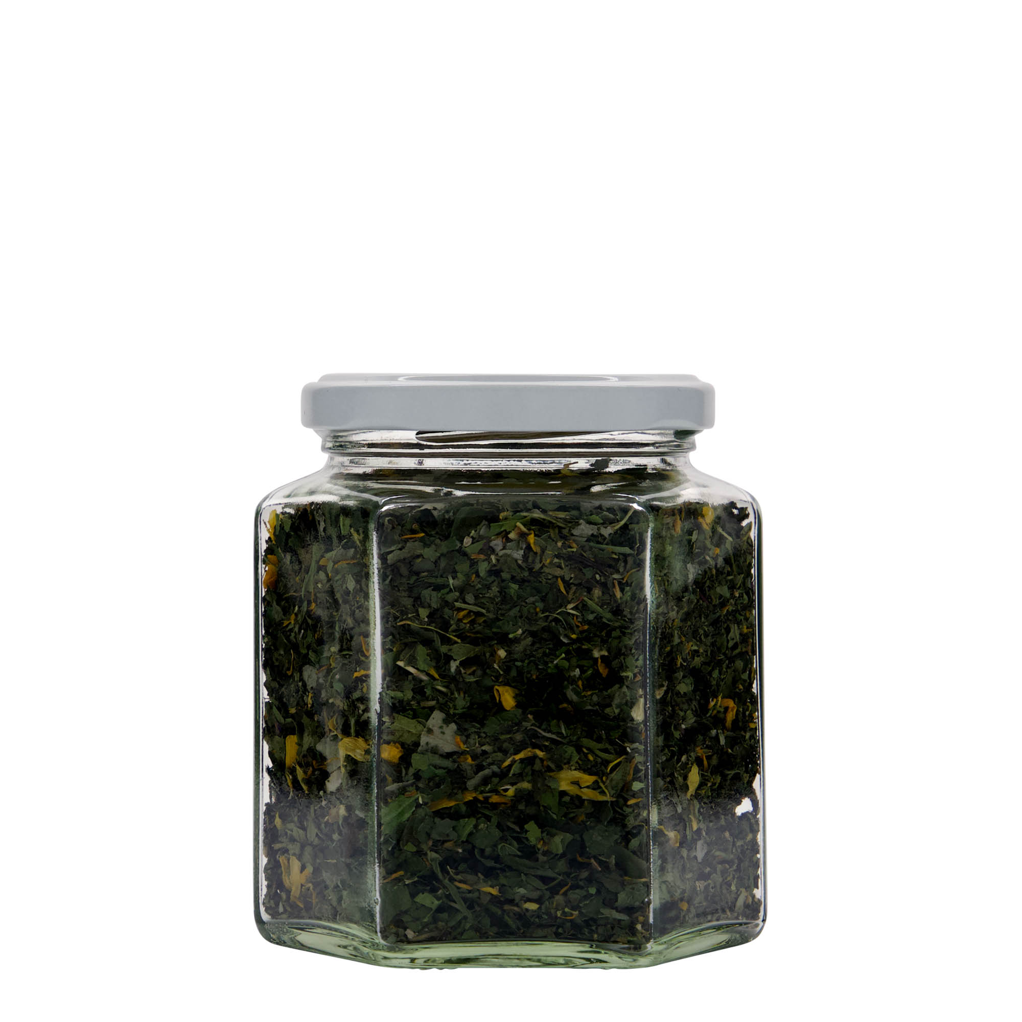 390 ml zeskantglas, opening: twist-off (TO 70)