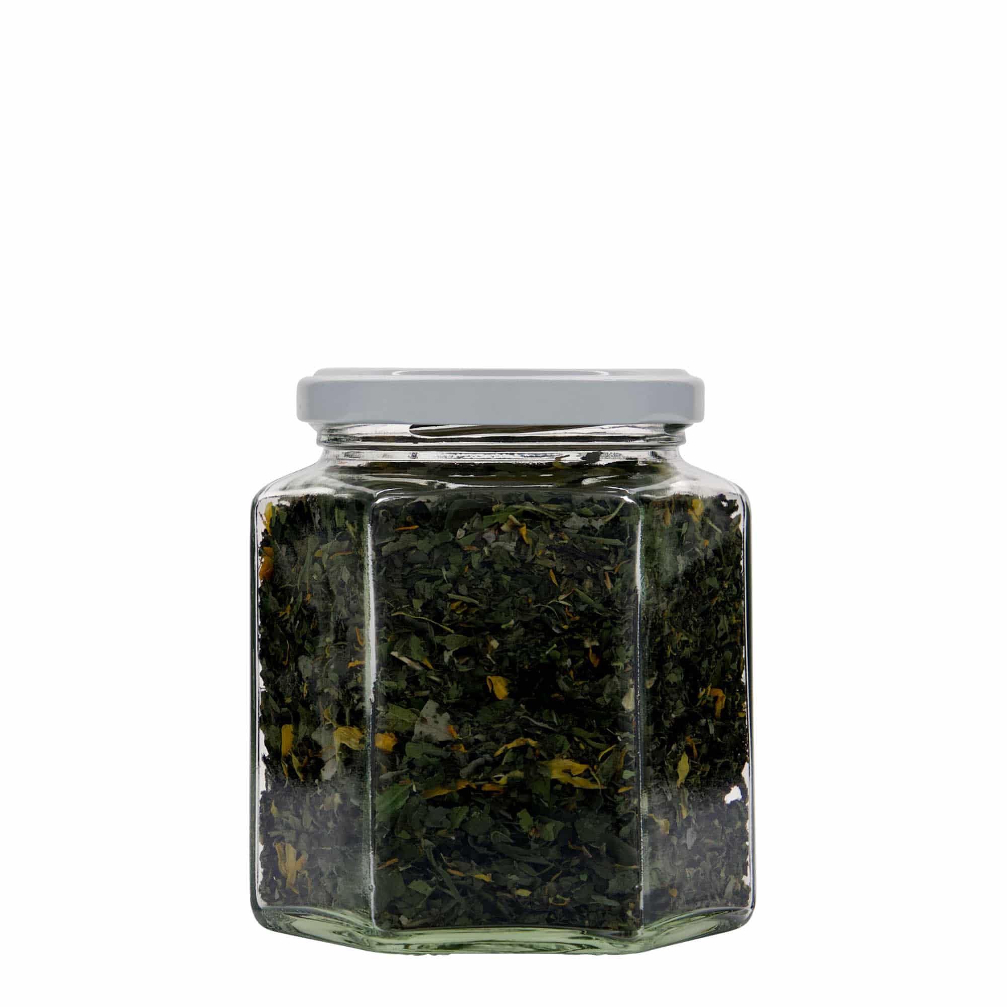 390 ml zeskantglas, opening: twist-off (TO 70)