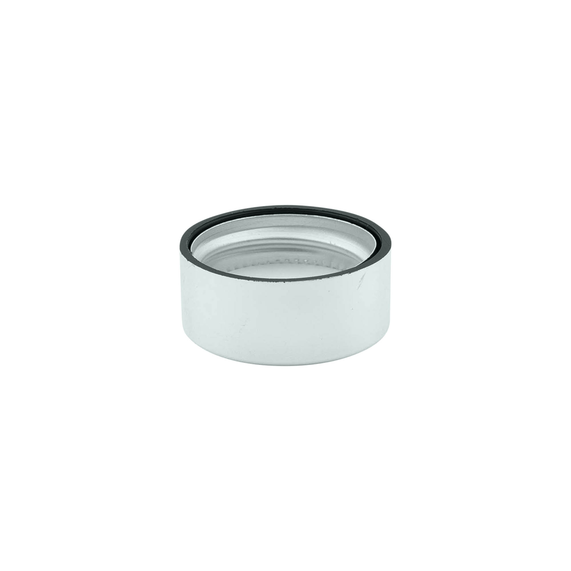 Schroefdop, ABS-kunststof, zilver, voor opening: GPI 28/400 Schroefdop, ABS-kunststof, zilver, voor opening: GPI 28/400