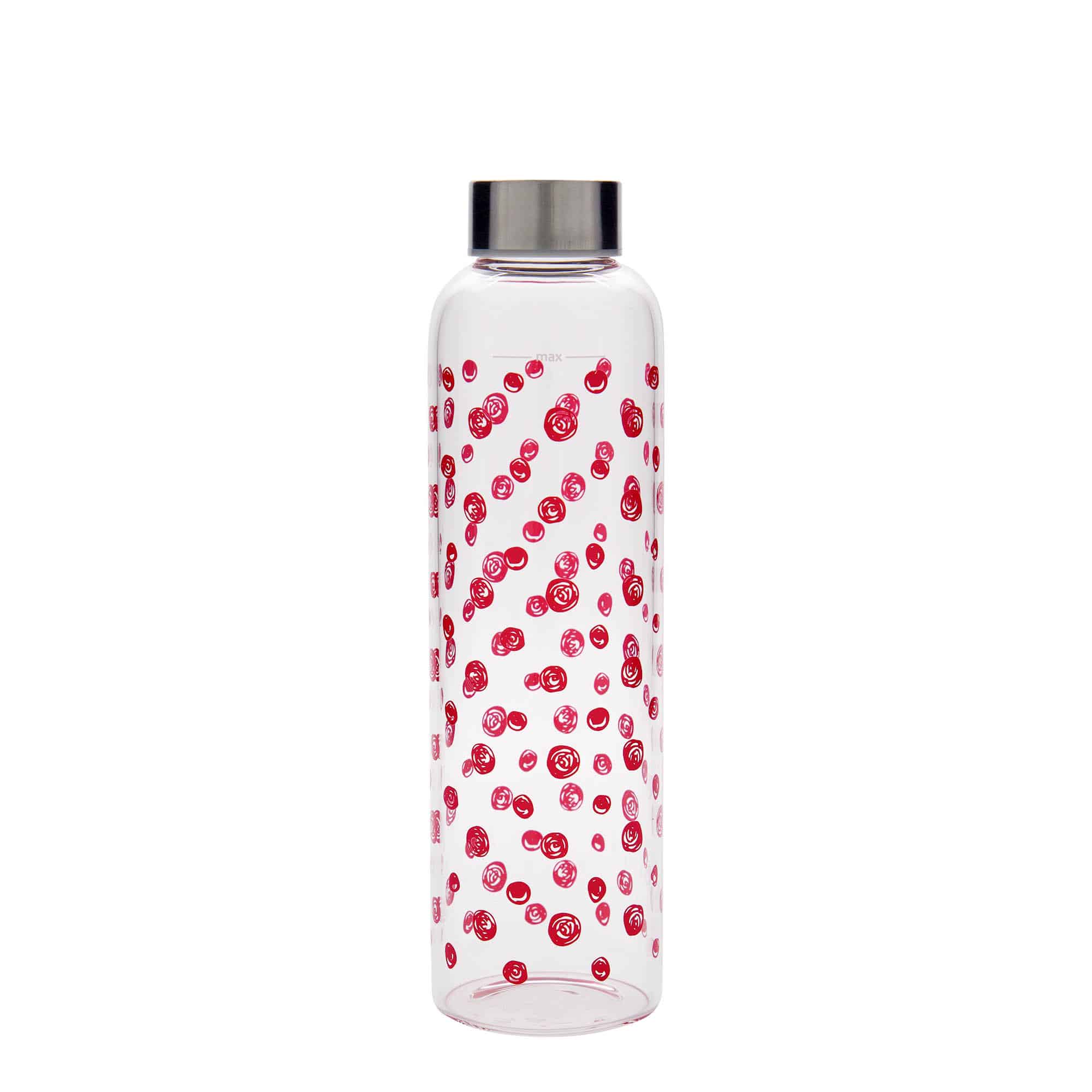 500 ml drinkfles 'Perseus - Rode stippen', opening: schroefdop 500 ml drinkfles 'Perseus - Rode stippen', opening: schroefdop