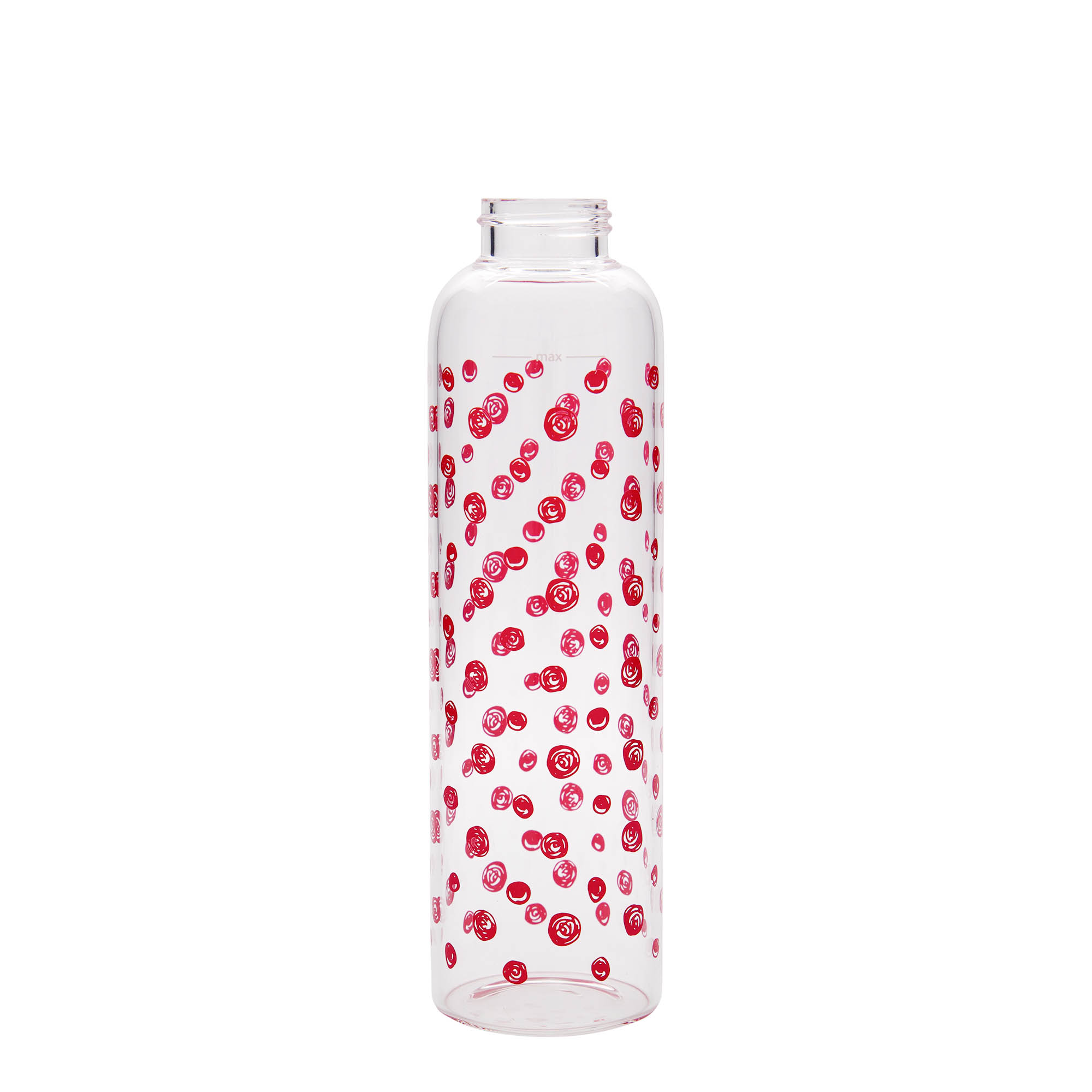 500 ml drinkfles 'Perseus - Rode stippen', opening: schroefdop 500 ml drinkfles 'Perseus - Rode stippen', opening: schroefdop