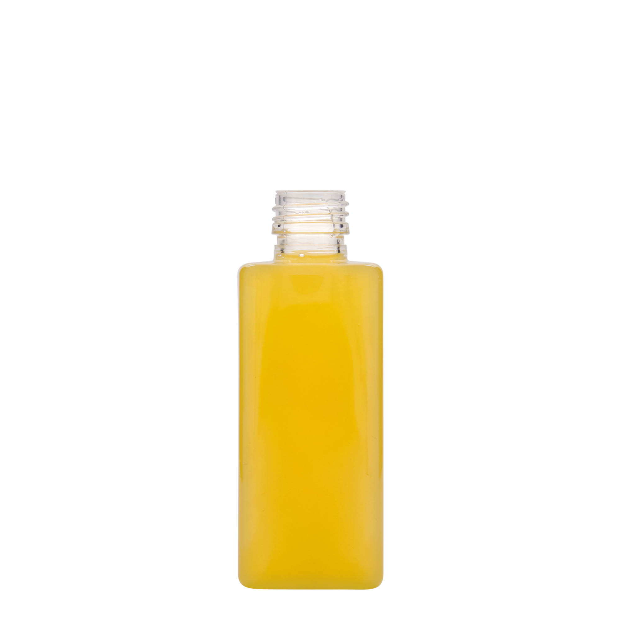 250 ml PET-fles 'Karl', vierkant, kunststof, opening: PP 28 250 ml PET-fles 'Karl', vierkant, kunststof, opening: PP 28