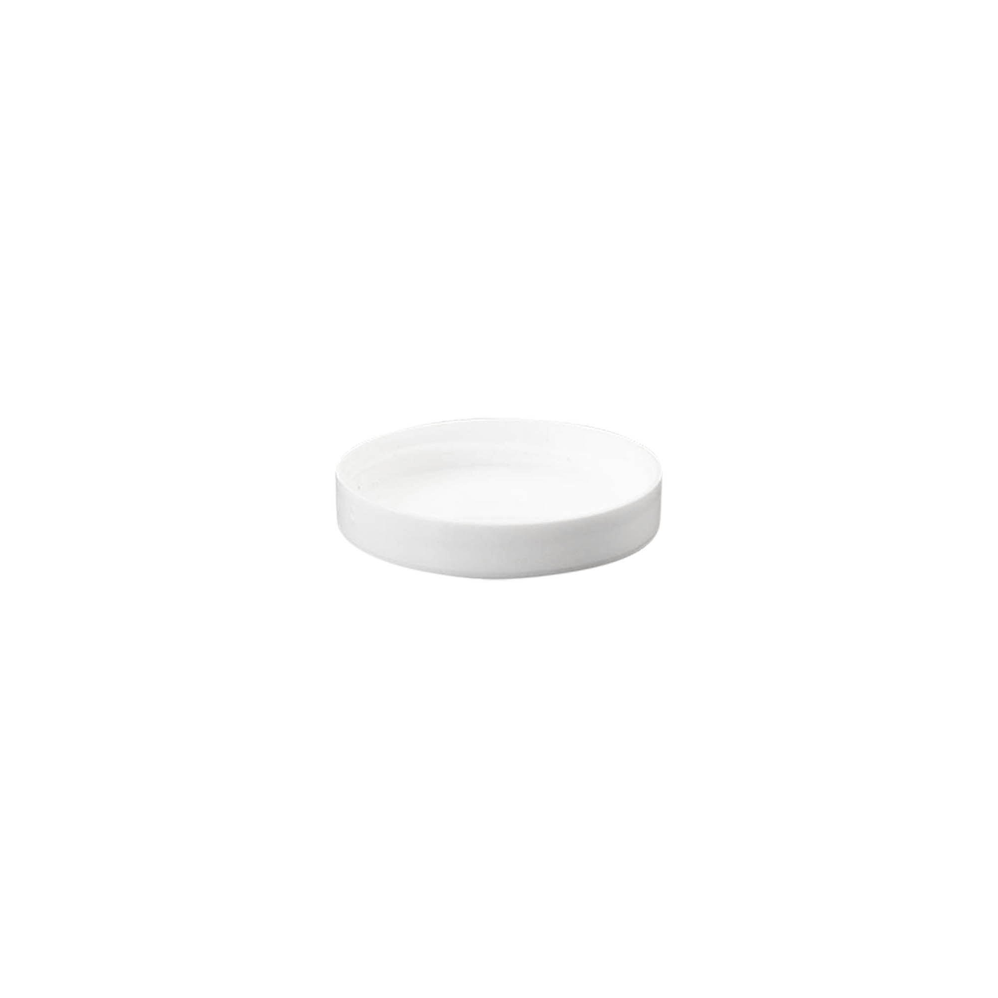 Schroefsluiting 'White Line', 6 ml, PP-kunststof, wit