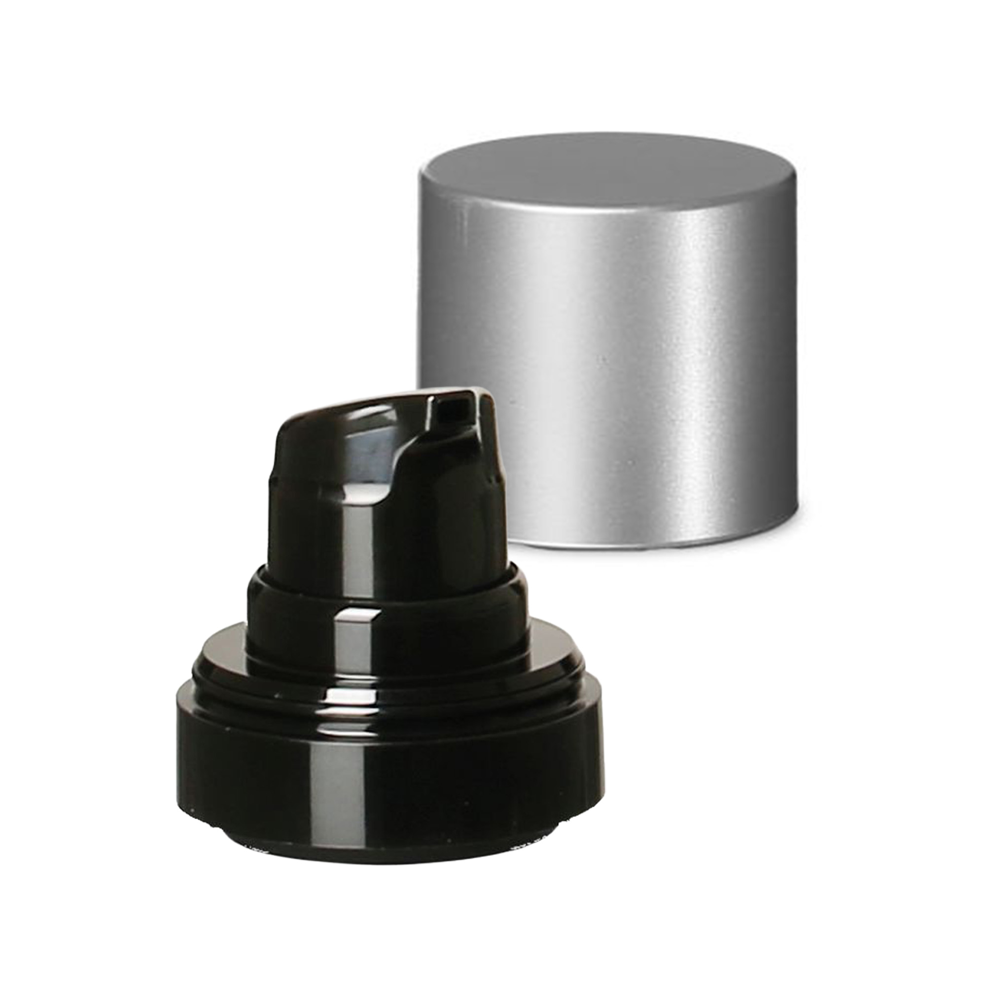 Airless Dispenser Pompkop 'Micro', PP-kunststof, zwart