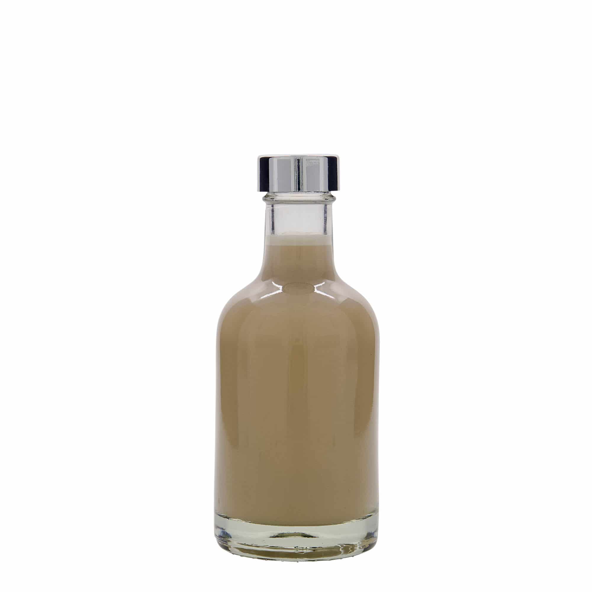 Glazen fles 'First Class', 200 ml, monding: GPI 28