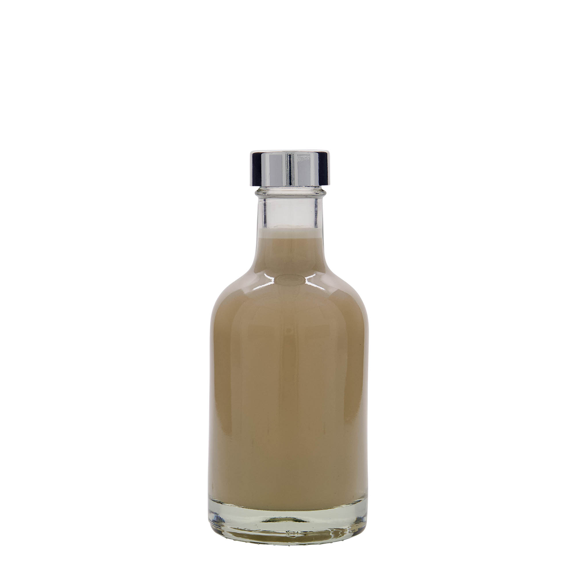 200 ml glazen fles 'First Class', opening: GPI 28 200 ml glazen fles 'First Class', opening: GPI 28
