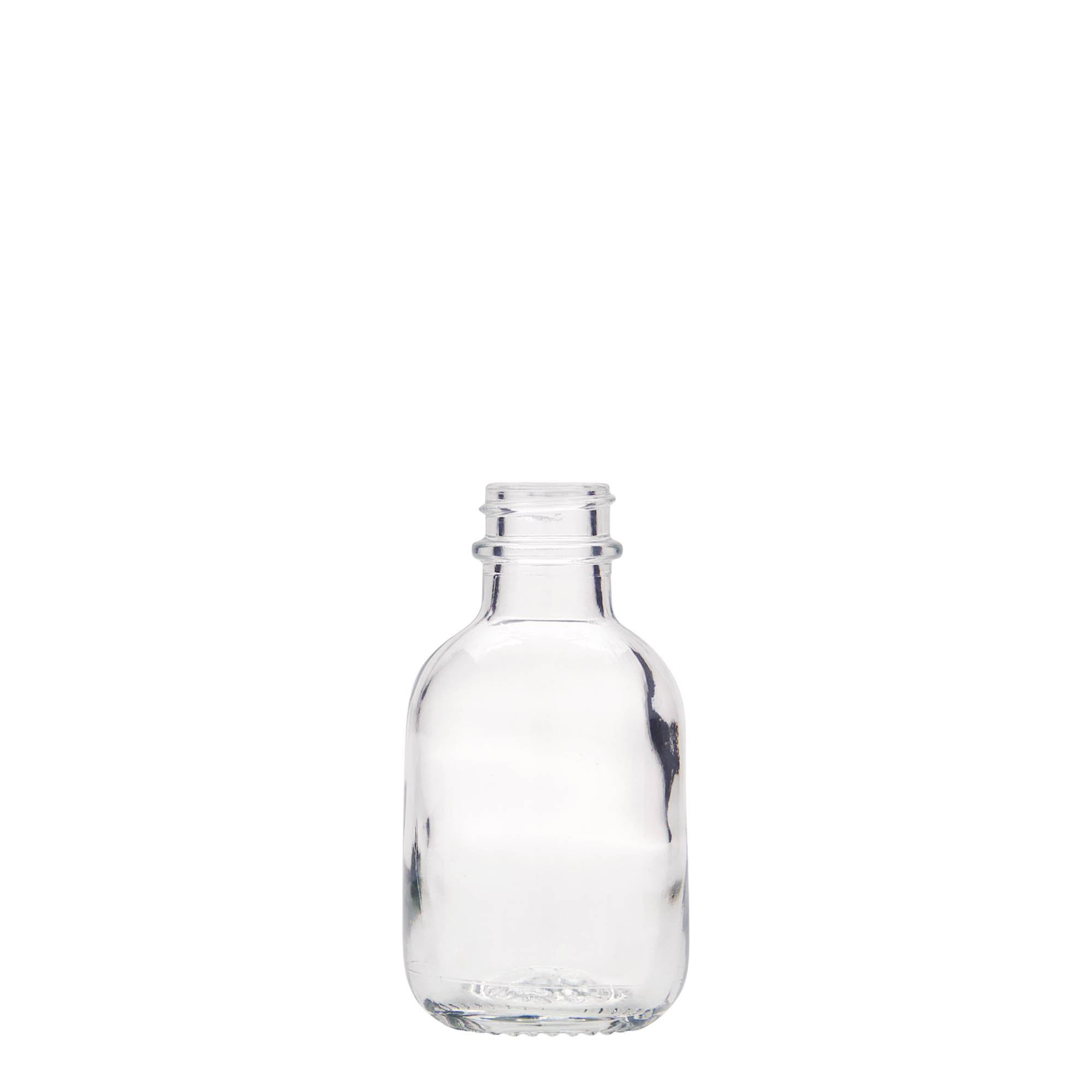 50 ml glazen fles 'Lotto', opening: GPI 22 50 ml glazen fles 'Lotto', opening: GPI 22