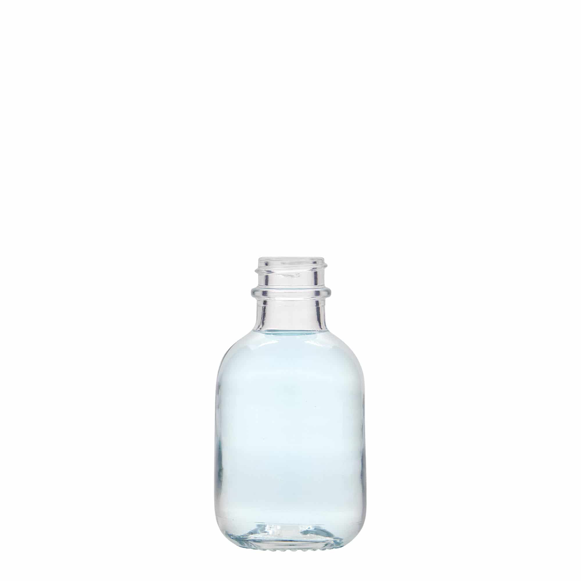 50 ml glazen fles 'Lotto', opening: GPI 22 50 ml glazen fles 'Lotto', opening: GPI 22