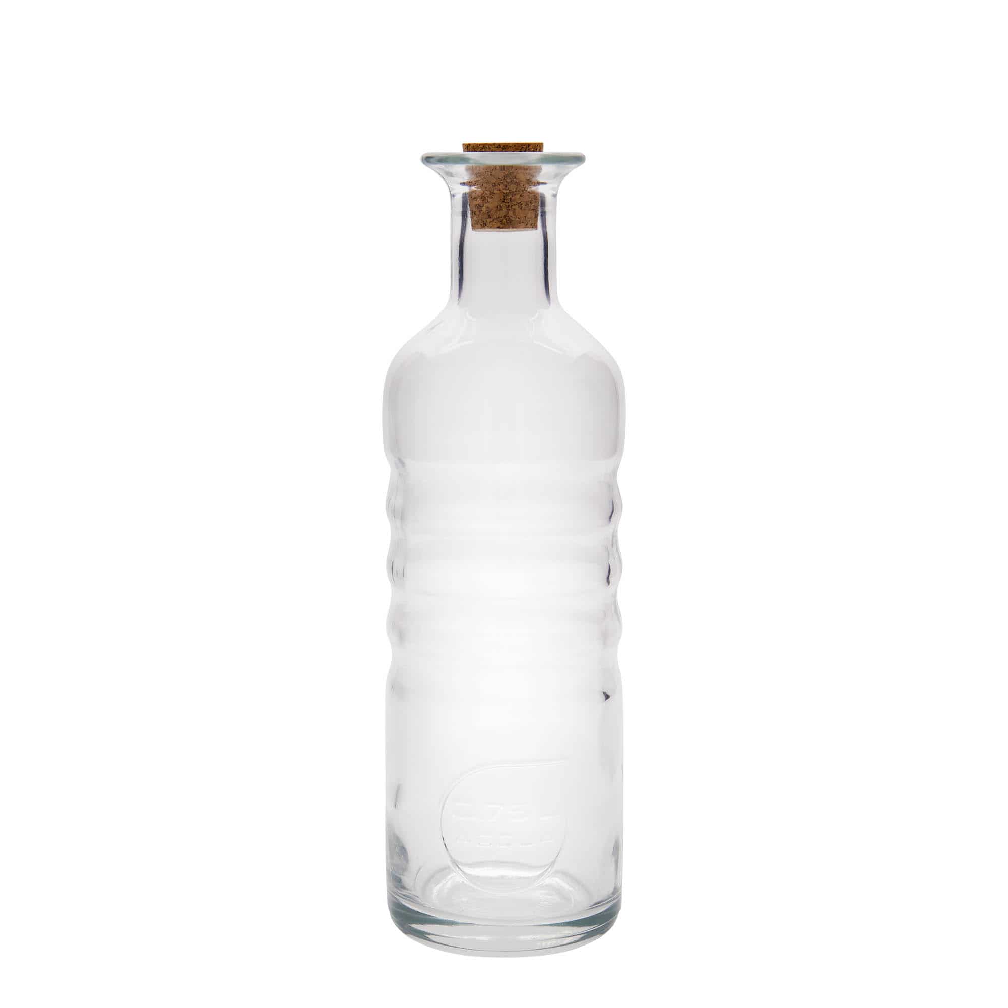 Glazen fles 'Optima Acqua', 750 ml, monding: kurk