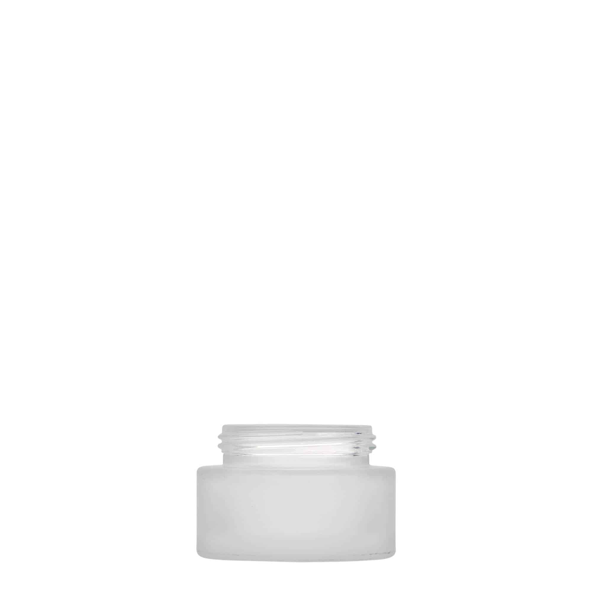 Potje 'Platin Edition', 15 ml, glas, gematteerd, monding: schroefsluiting Potje 'Platin Edition', 15 ml, glas, gematteerd, monding: schroefsluiting