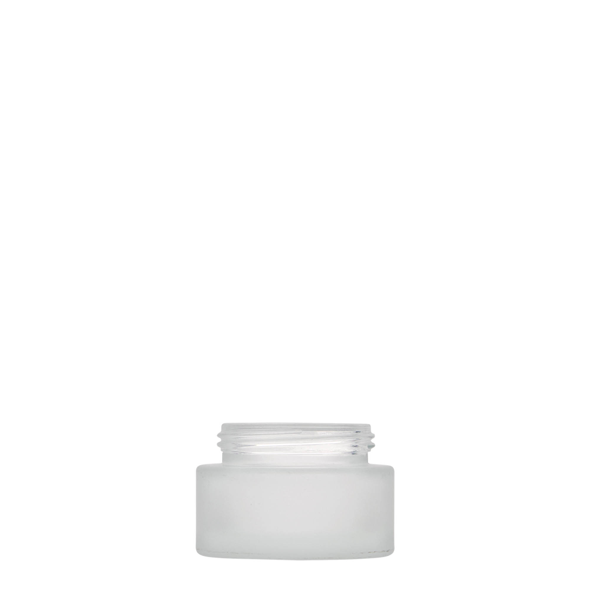 15 ml potje 'Platin Editie', glas, mat, opening: schroefdop 15 ml potje 'Platin Editie', glas, mat, opening: schroefdop