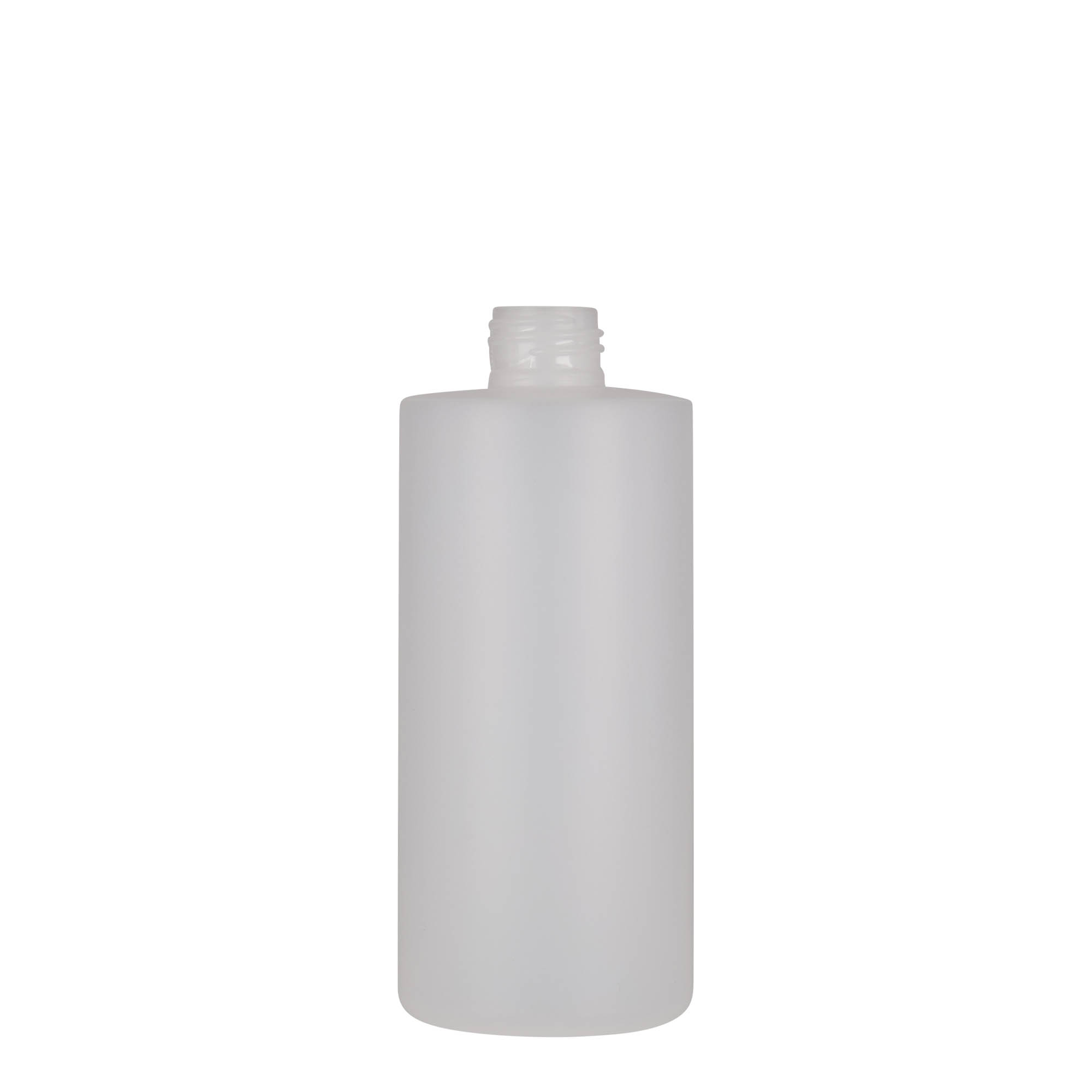 300 ml kunststoffles 'Pipe', HDPE, wit, mondstuk: 24/410
