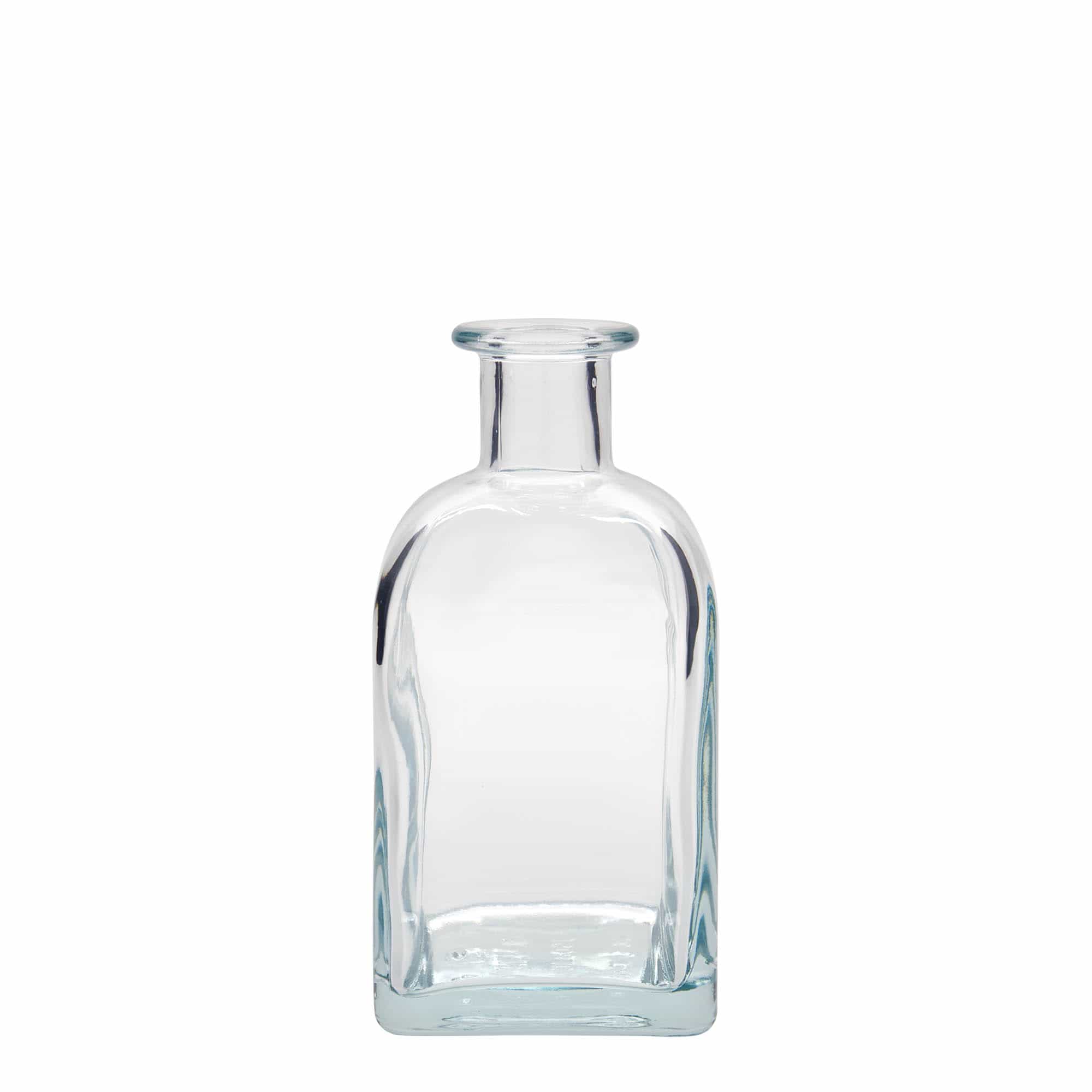 350 ml glazen fles Apotheker Carré, vierkant, monding: kurk