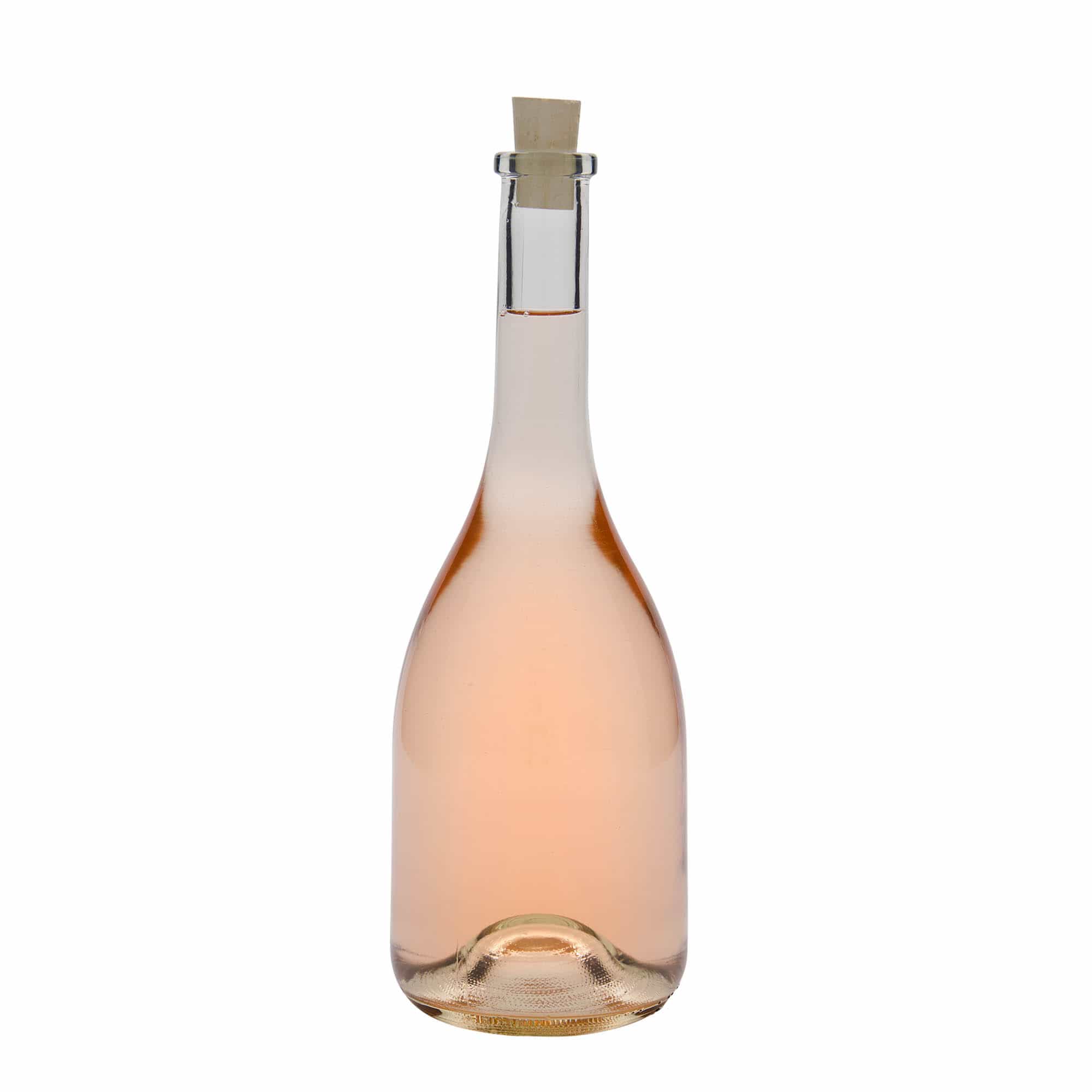 750 ml glazen fles 'Rustica', hals: kurk