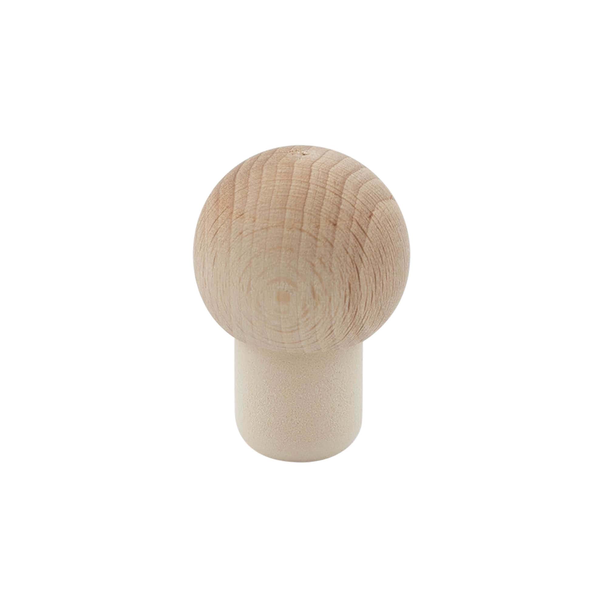 Handkurk 19 mm 'Kogel', hout/kunststof, voor monding: kurk