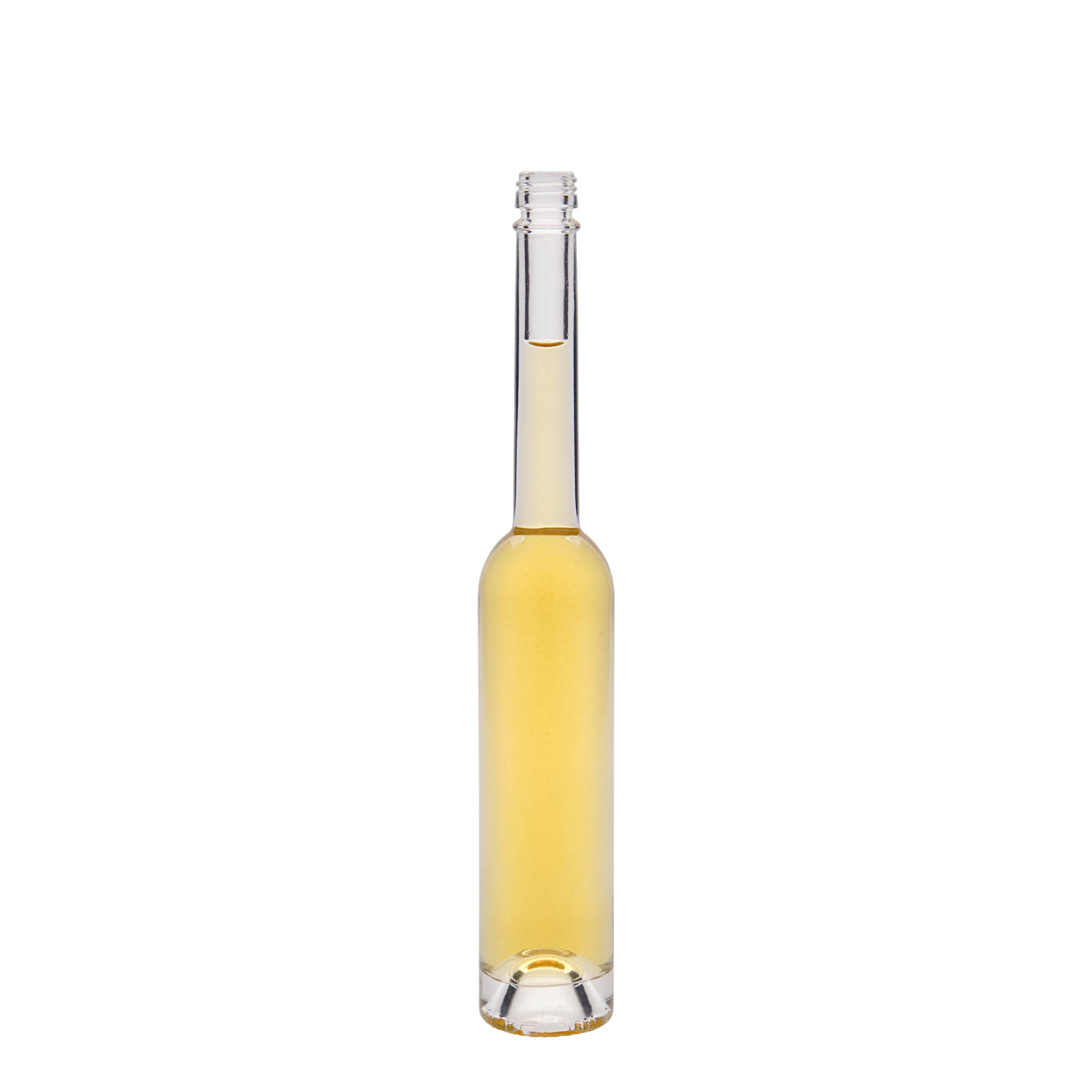 100 ml glazen fles 'Platina', opening: PP 18 100 ml glazen fles 'Platina', opening: PP 18