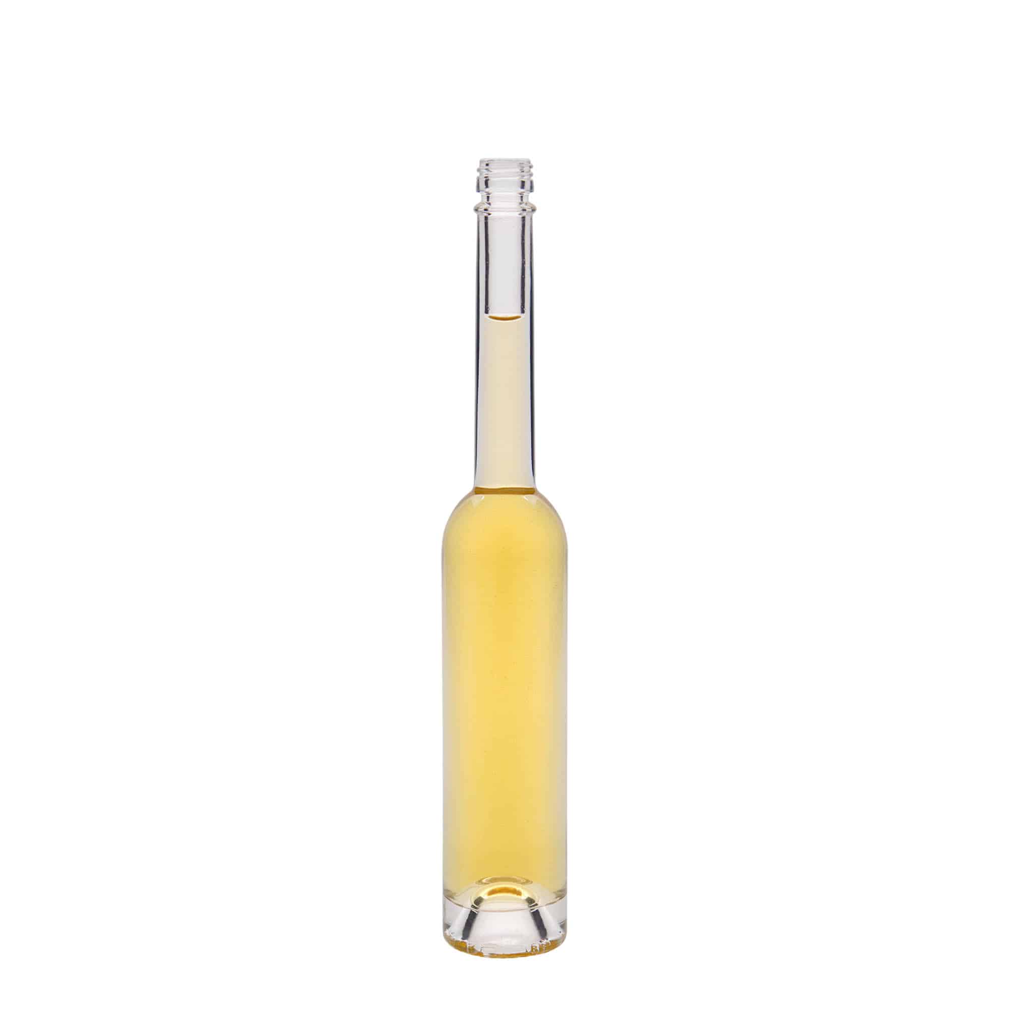100 ml glazen fles 'Platina', opening: PP 18 100 ml glazen fles 'Platina', opening: PP 18