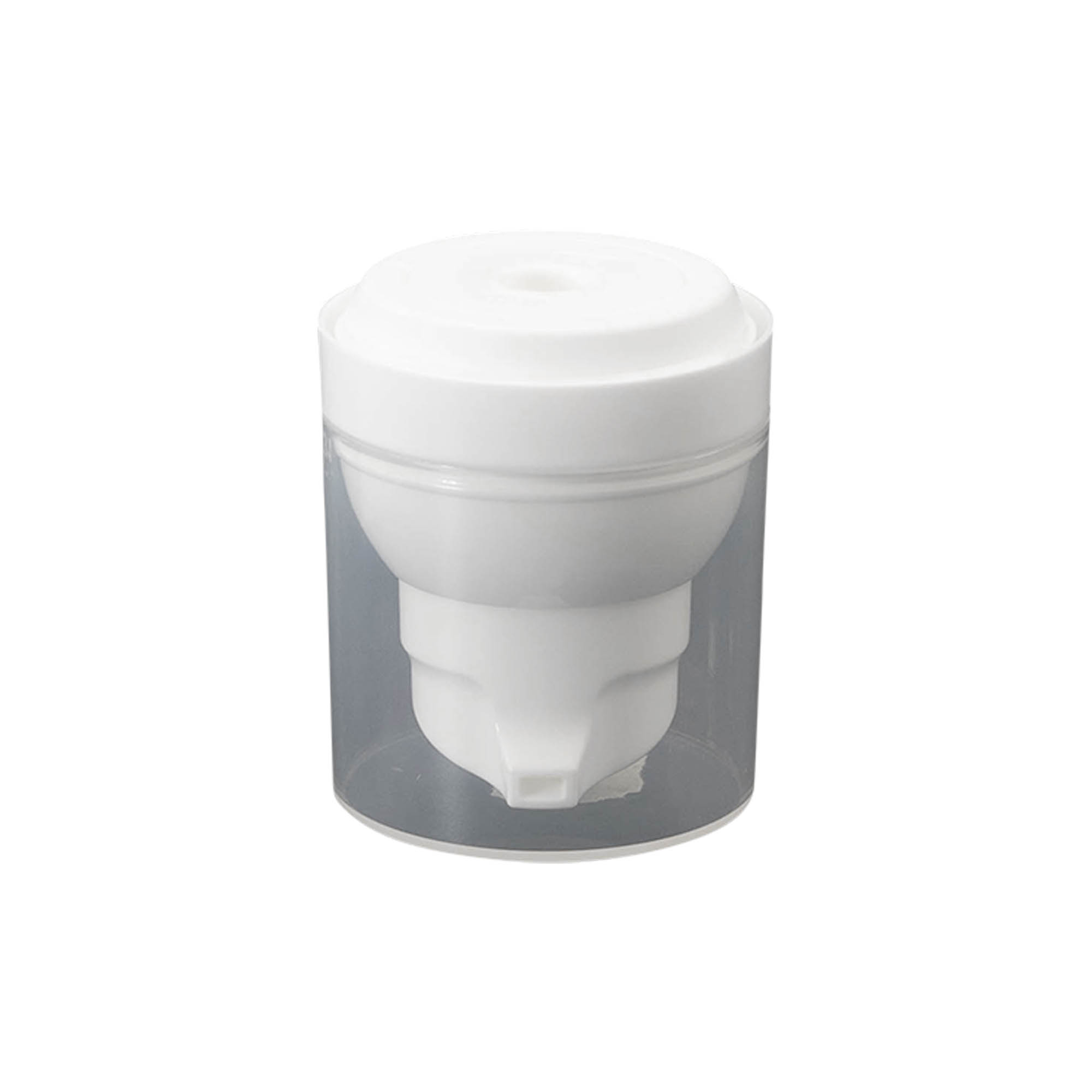 Airless Dispenser Pompkop 'Mezzo', PP-kunststof, wit
