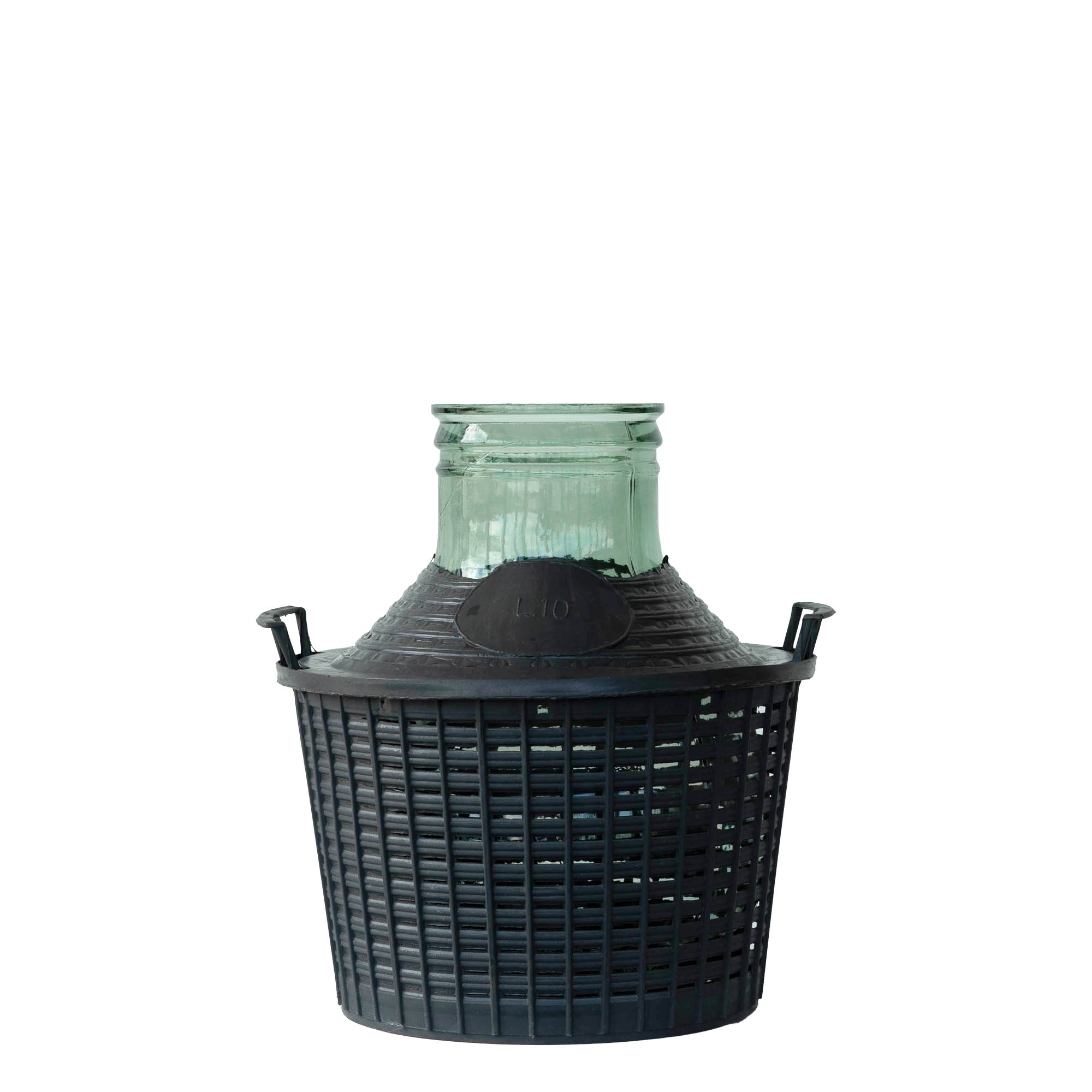 10 l ballonfles met brede hals, glas, opening: opzetdeksel 10 l ballonfles met brede hals, glas, opening: opzetdeksel