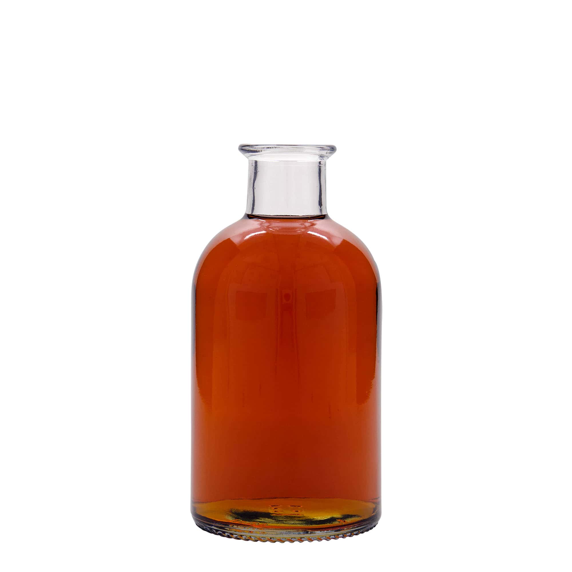 500 ml glazen fles apotheker 'Italia', hals: kurk 500 ml glazen fles apotheker 'Italia', hals: kurk