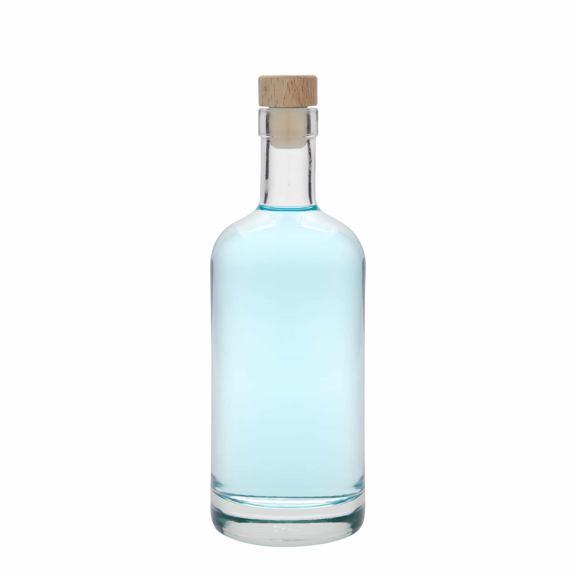 Glazen fles 'Linea Uno', 500 ml, monding: kurk