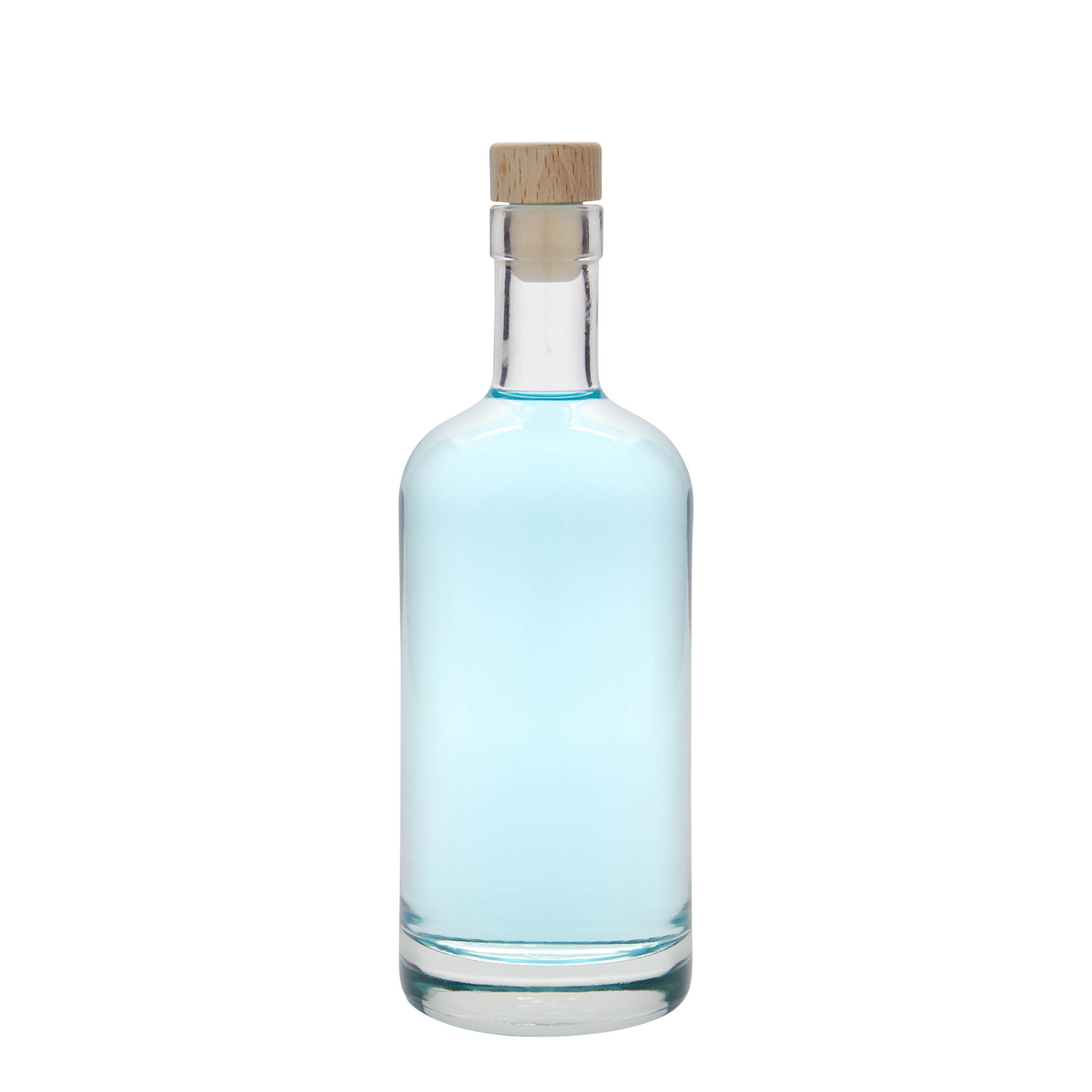 500 ml glazen fles 'Linea Uno', hals: kurk