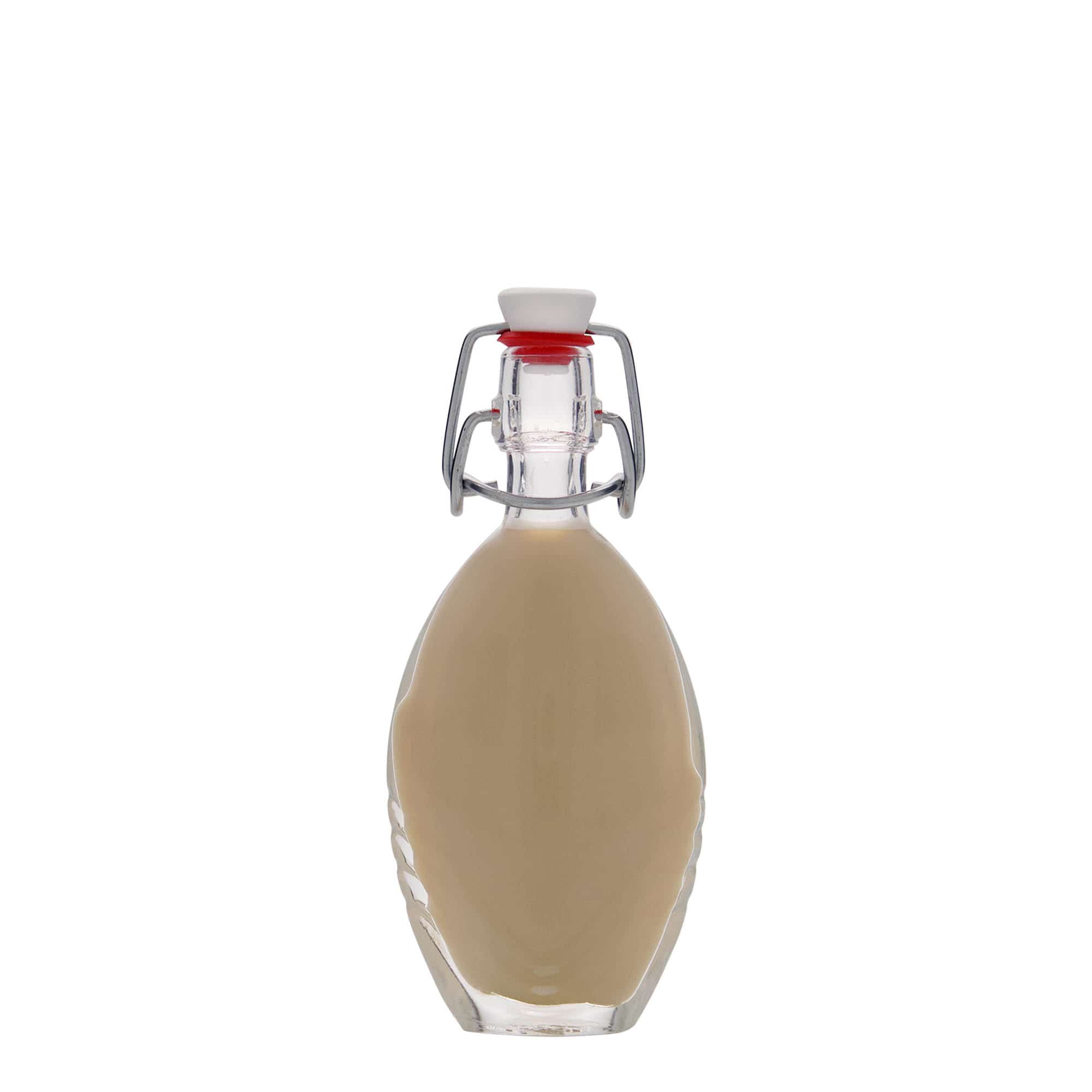 40 ml glazen fles 'Florence', ovaal, opening: beugelverschluss