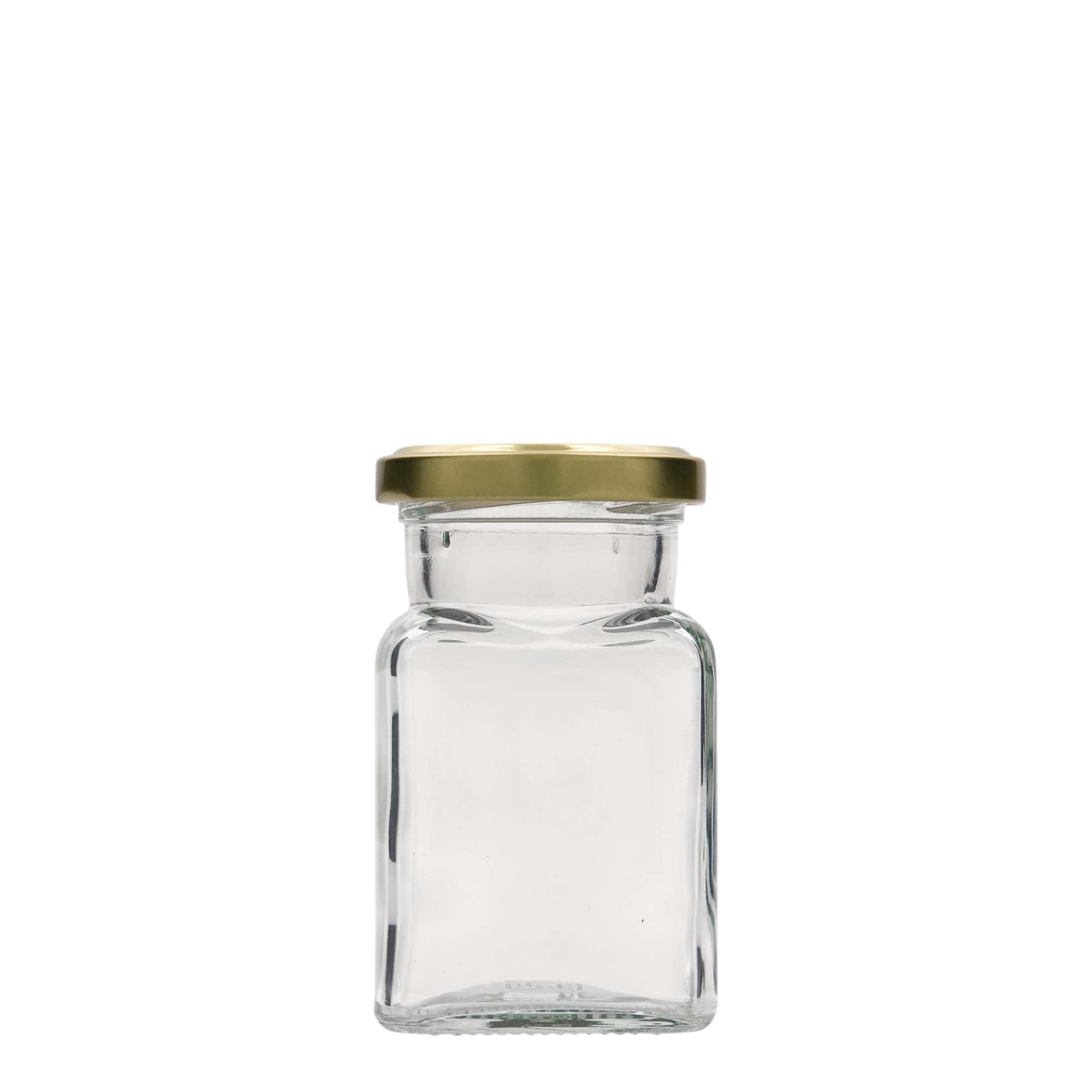 150 ml vierkantglas, opening: Twist-Off (TO 53)