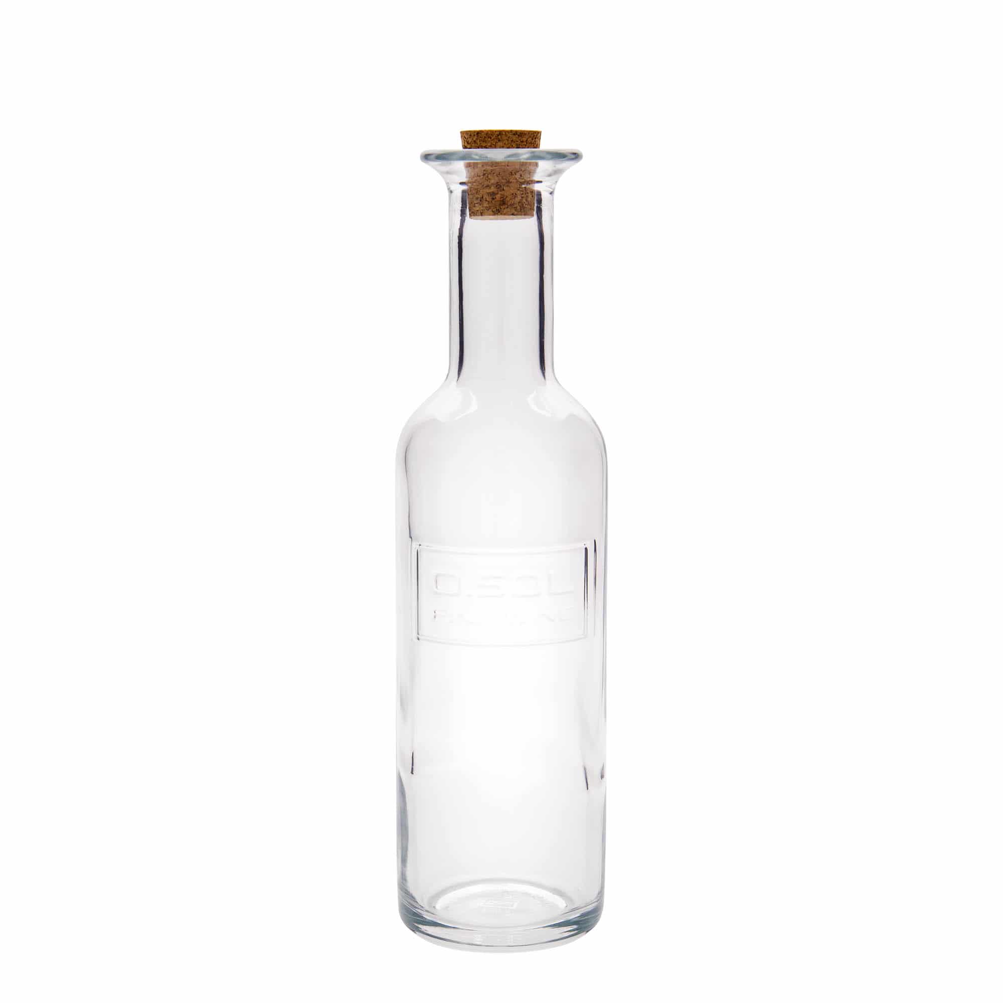 500 ml glazen fles 'Optima Fine Wine', hals: kurk