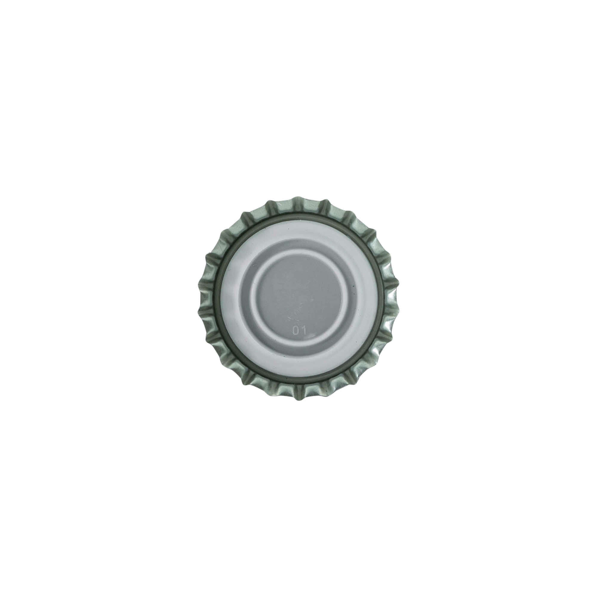 Kroonkurken 29 mm, metaal, zwart Kroonkurken 29 mm, metaal, zwart